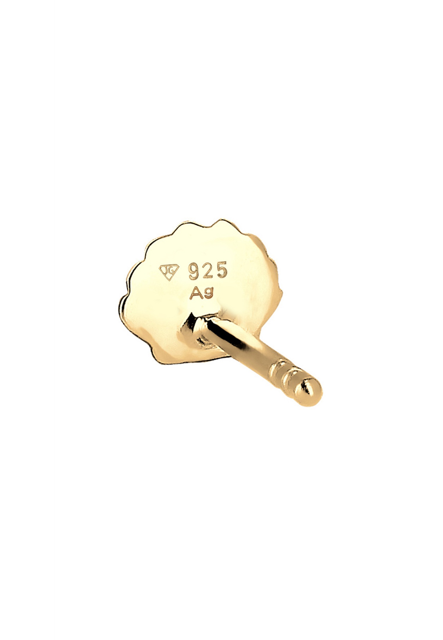 Elli Piercing-Set »Ohrringe Single Ohrstecker Muschel 925 Silber«