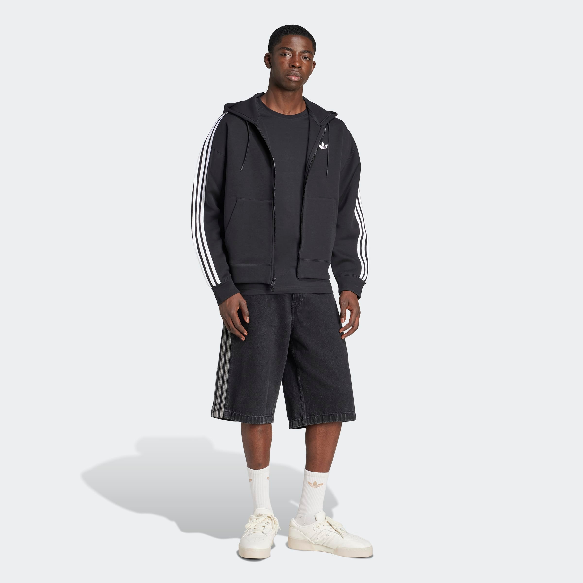 adidas Originals Kapuzensweatshirt »SPACER HOODIE«, mit Reißverschluss, lockere Oversize-Passform
