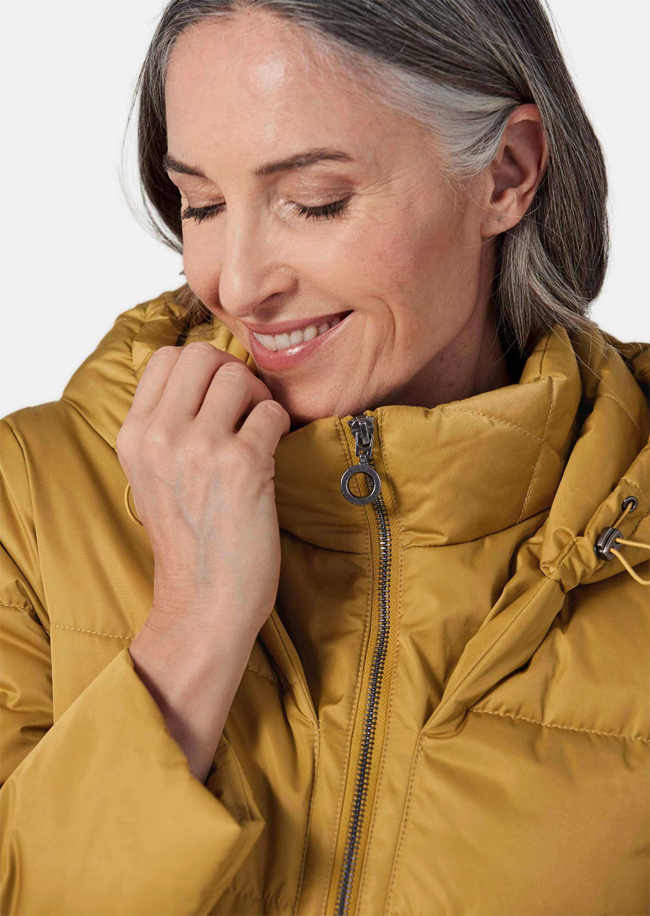 GOLDNER Kurzjacke »Steppjacke Steppjacke mit Kapuze«