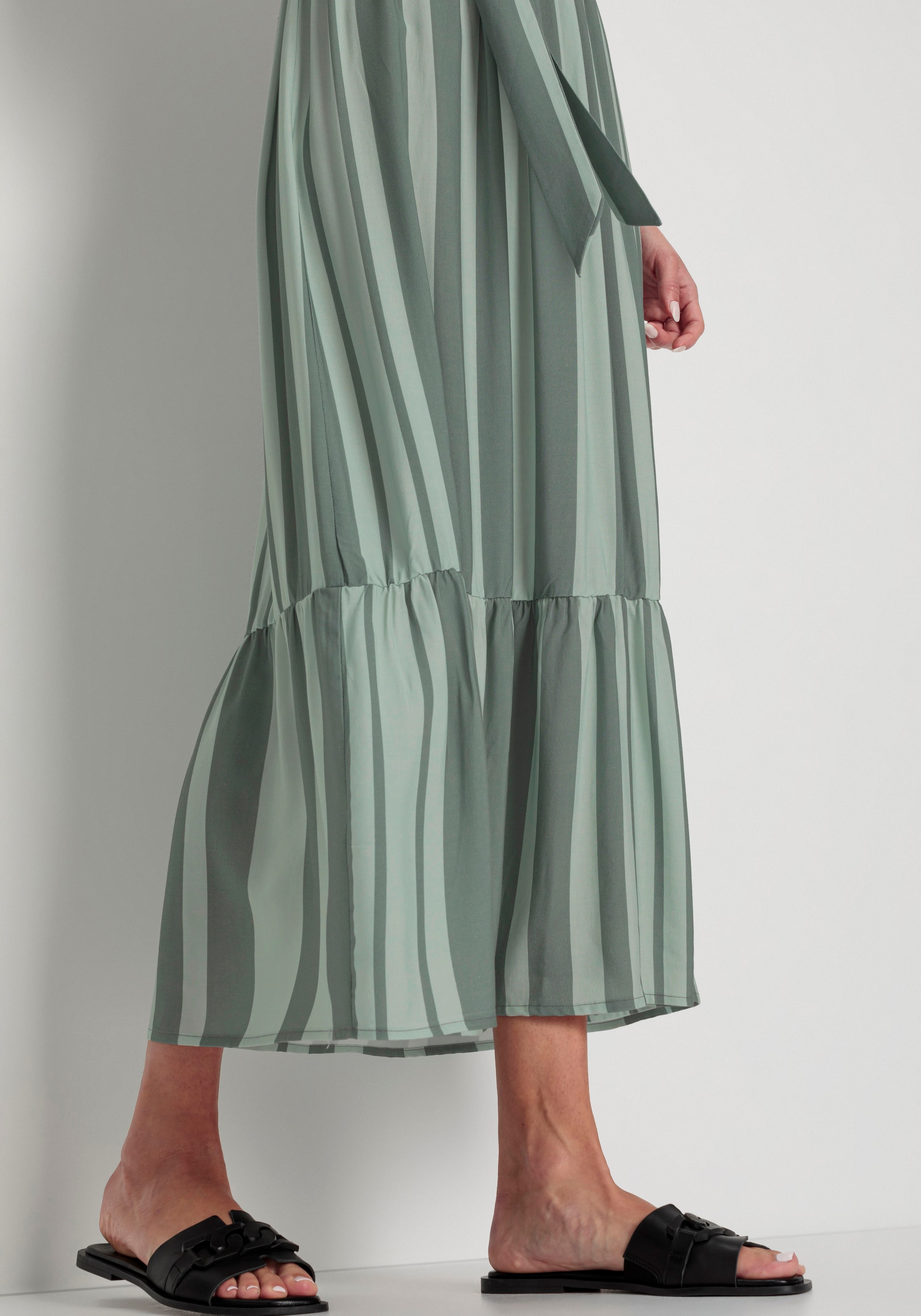 HECHTER PARIS Midikleid, mit Bindeband