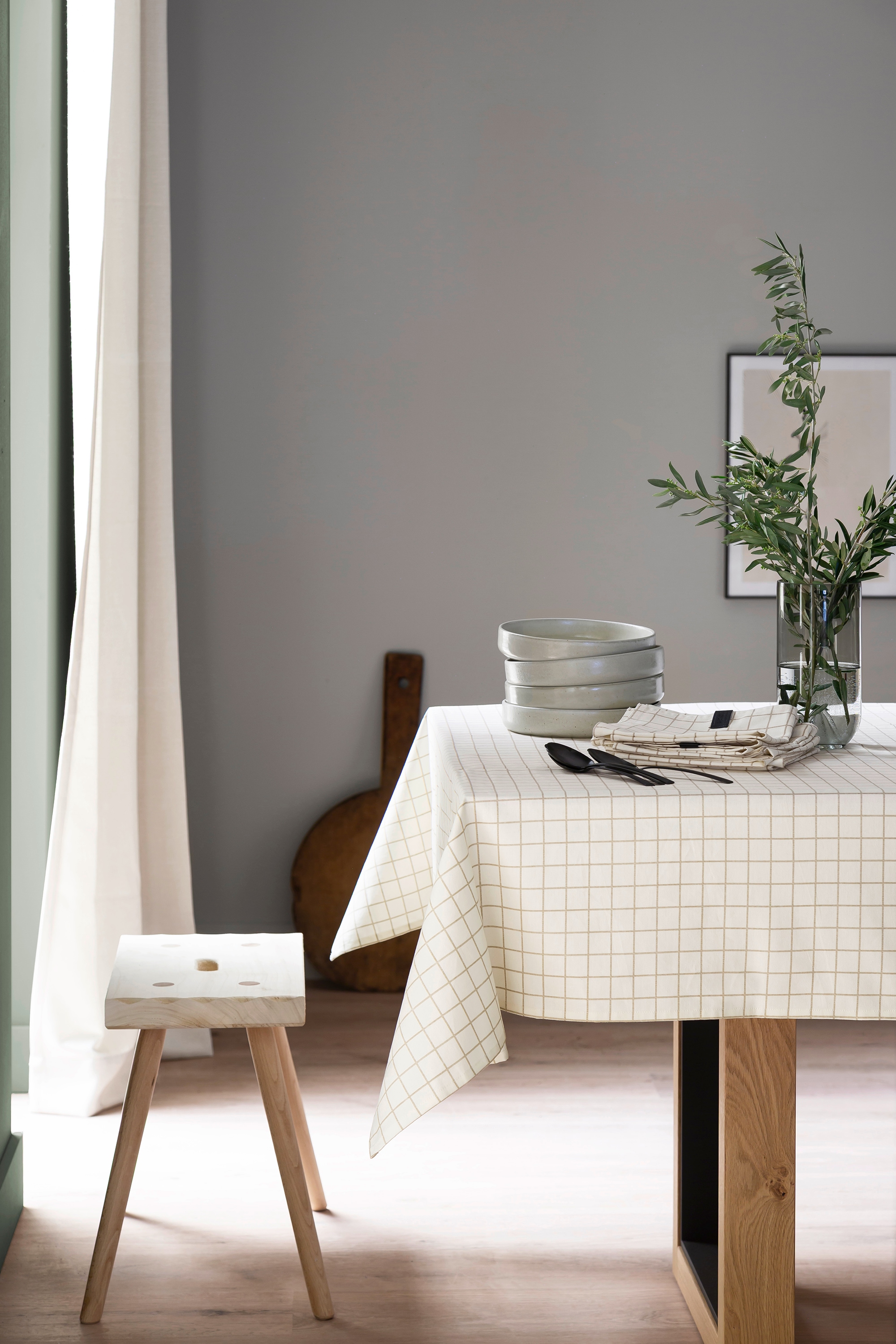 SCHÖNER WOHNEN-Kollektion Tischläufer »Check« aus reiner, sanforisierter Baumwolle