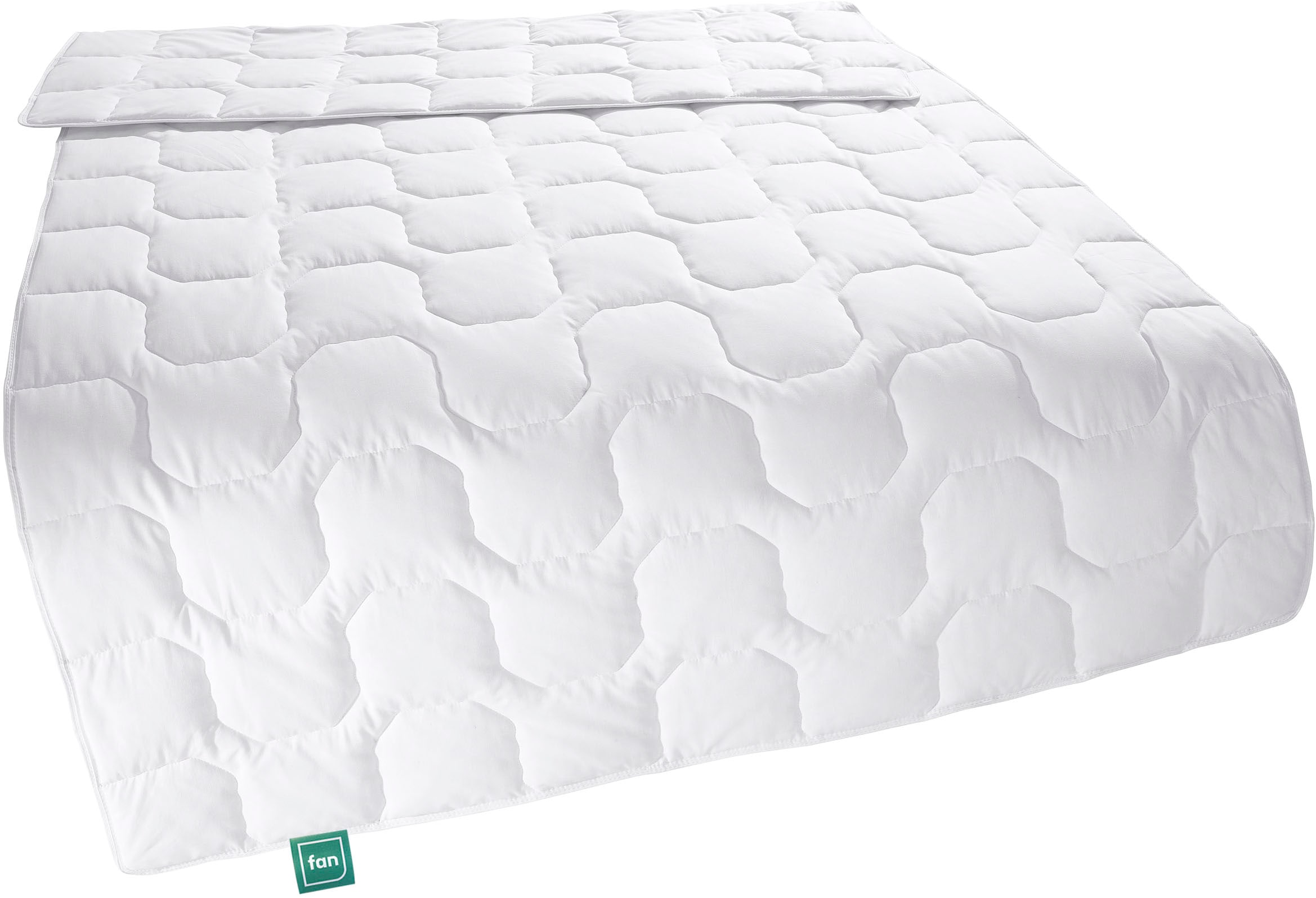 fan Baumwollbettdecke »Kansas, Bettdecken für Sommer und Winter, Decke« leicht Füllung 100% Baumwolle 1 Stk. tlg. Bettdecke 135x200 cm, 155x220 cm und weiteren Größen, Made in Germany