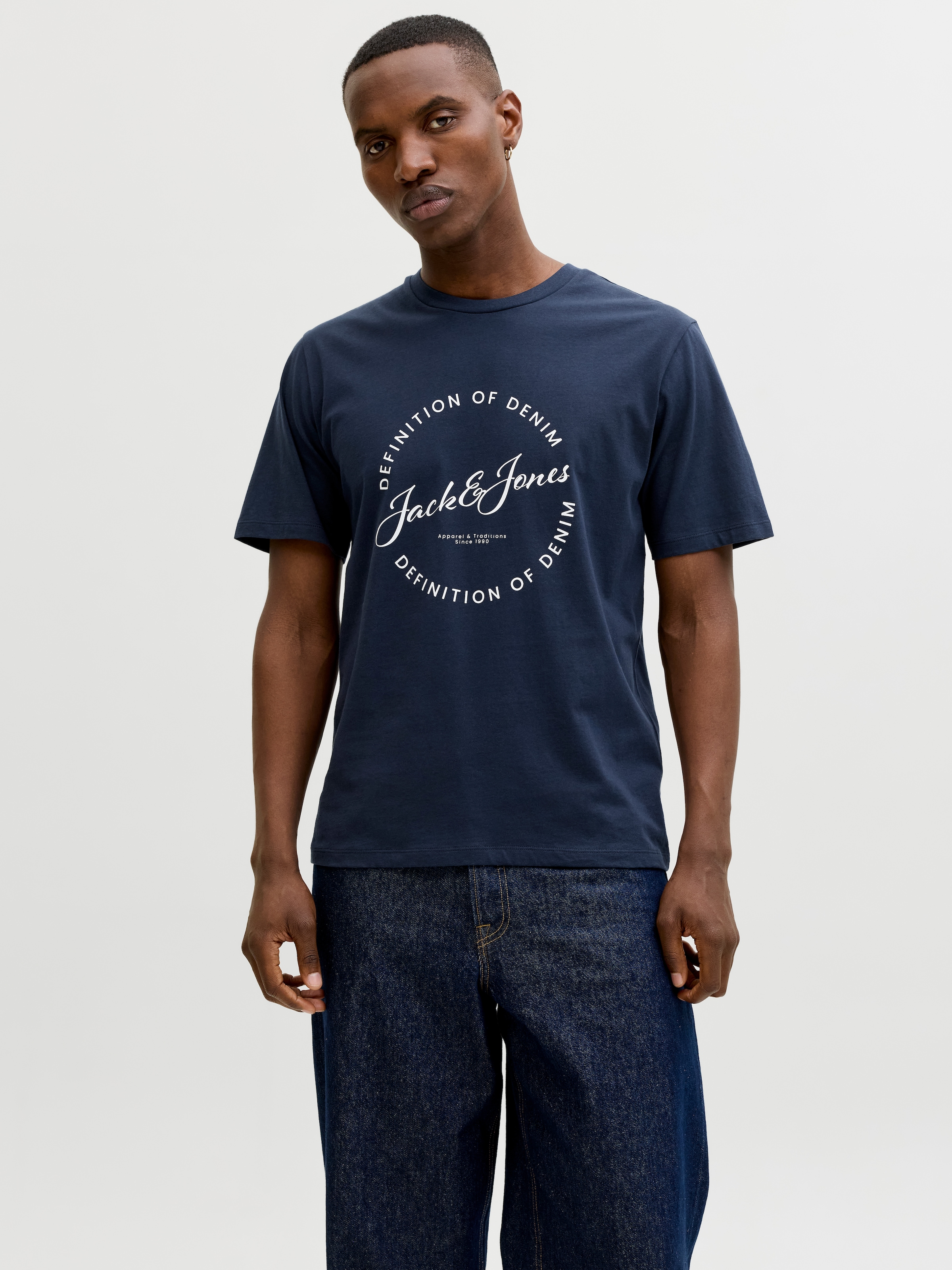 Jack & Jones T-Shirt »JJGRAYSON TEE SS CREW NECK« Baumwolle, regular fit