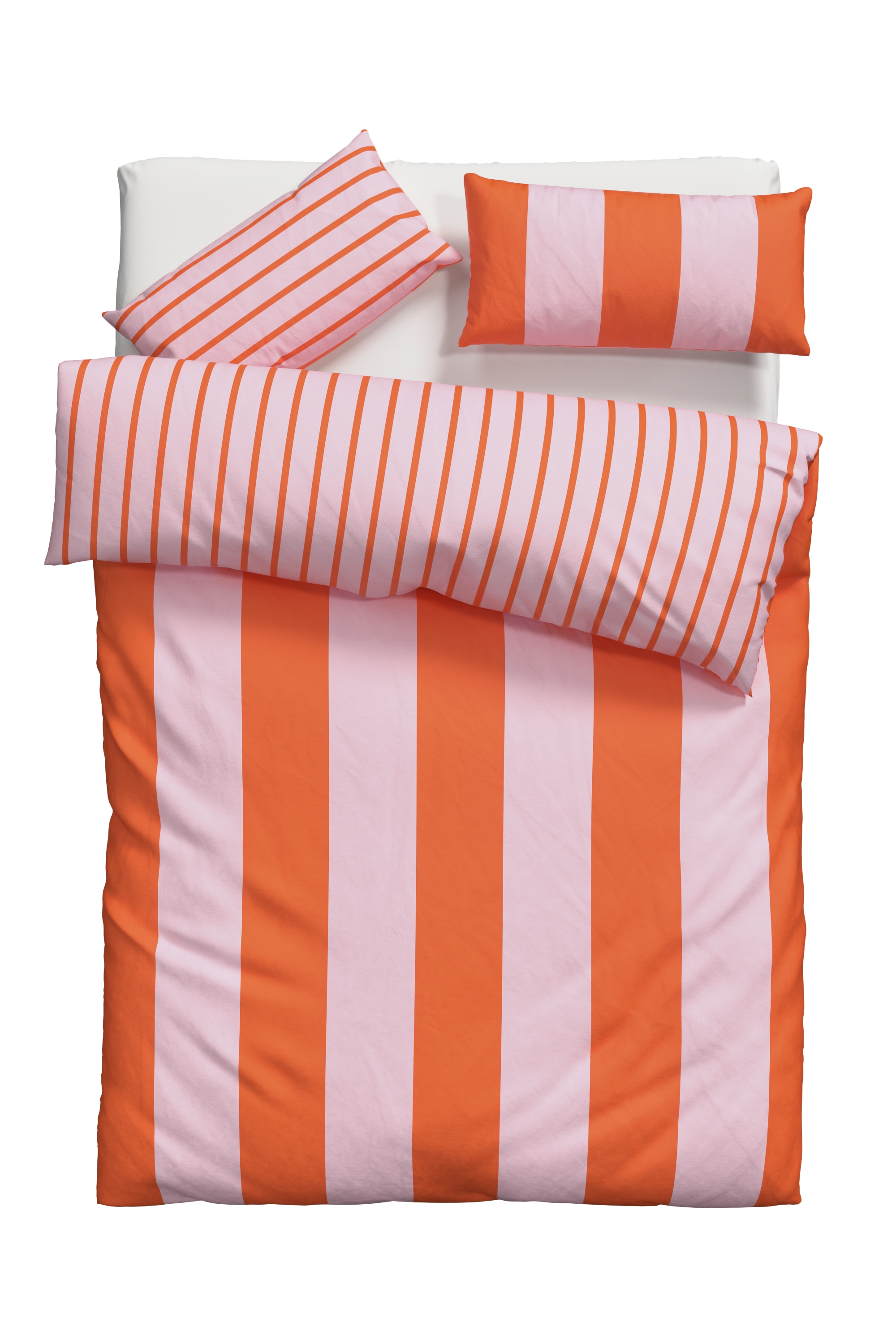 OTTO home Bettwäsche »Sari Trend« 2 Stk. tlg. moderne Bettwäsche mit Streifen, frische Farben, ab Größe 135x200 cm