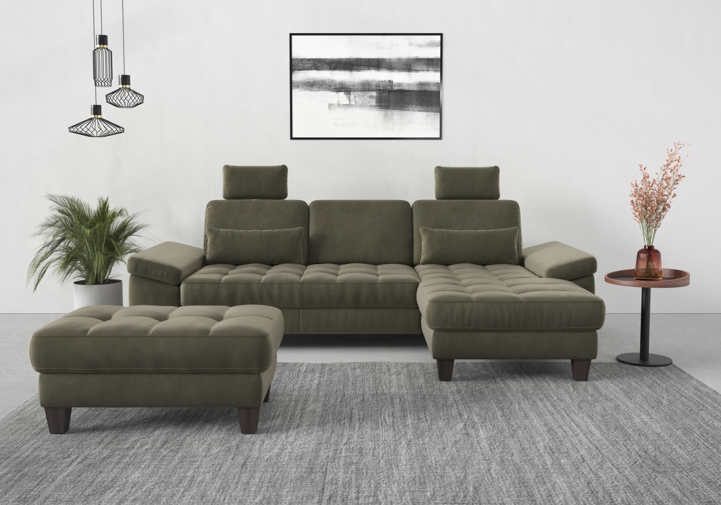 sit&more Stauraumhocker »Westham«, wahlewise mit/ohne Federkern