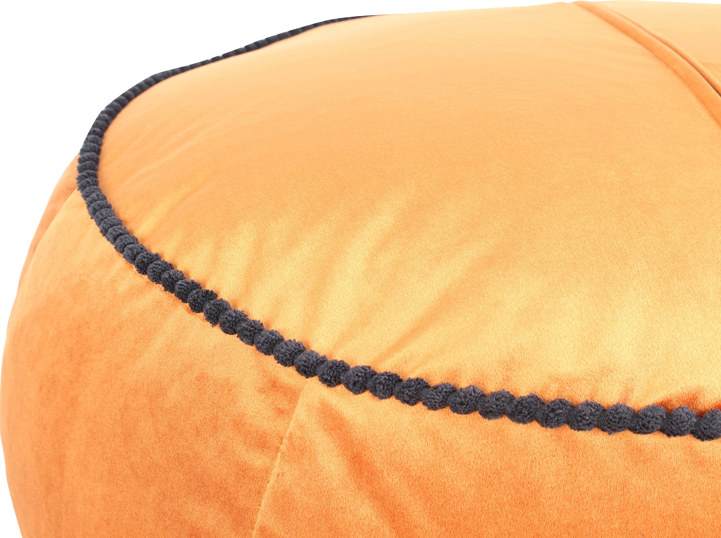 Kayoom Sitzhocker »Pouf Taj Mahal 325, trendige samtige Oberfläche«, (1 St.), samtweich, farbig, modern, orientalisches Design