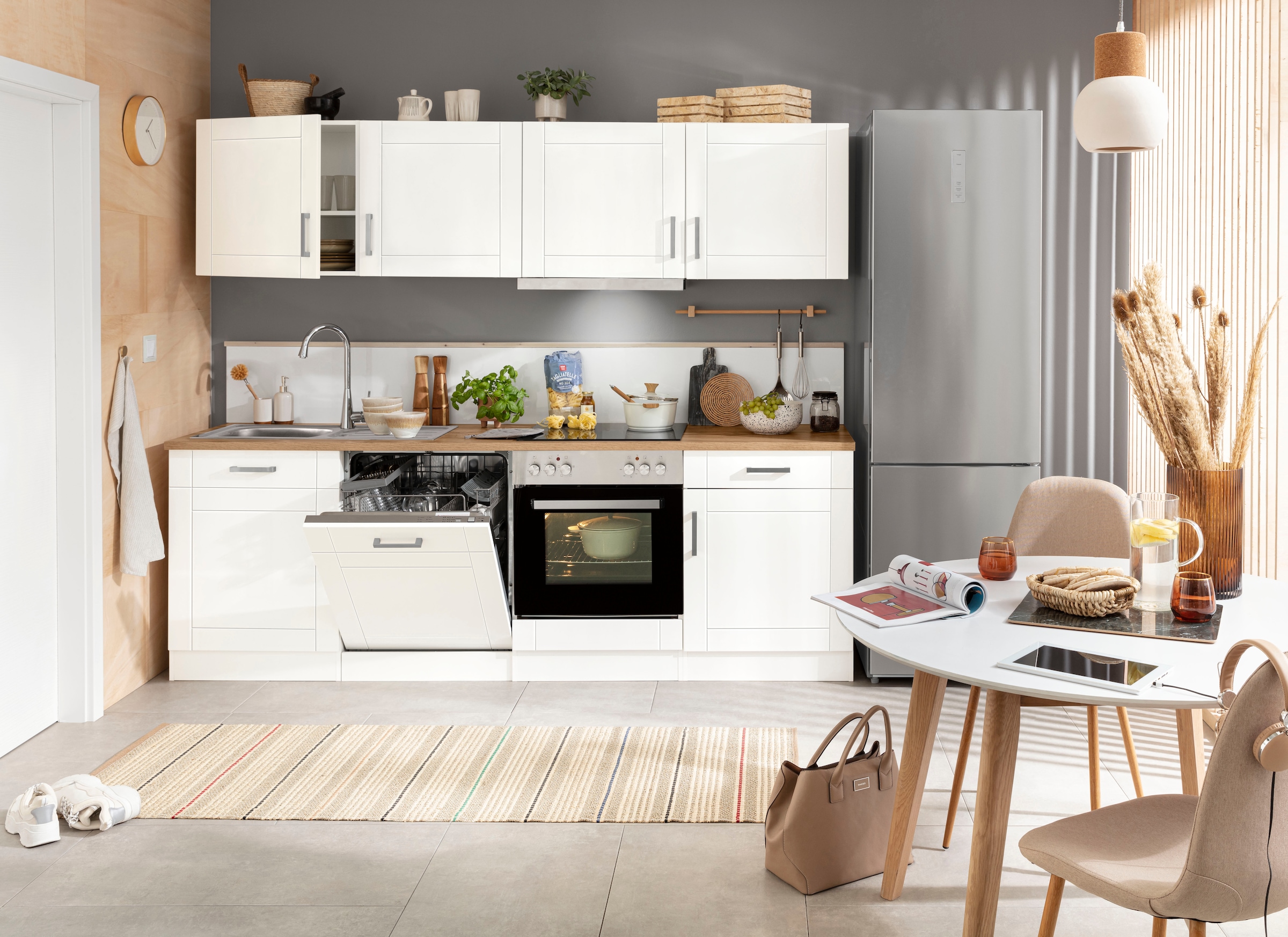 HELD MÖBEL Küchenzeile mit Breite E-Geräten, bequem kaufen »Tinnum«, cm 240