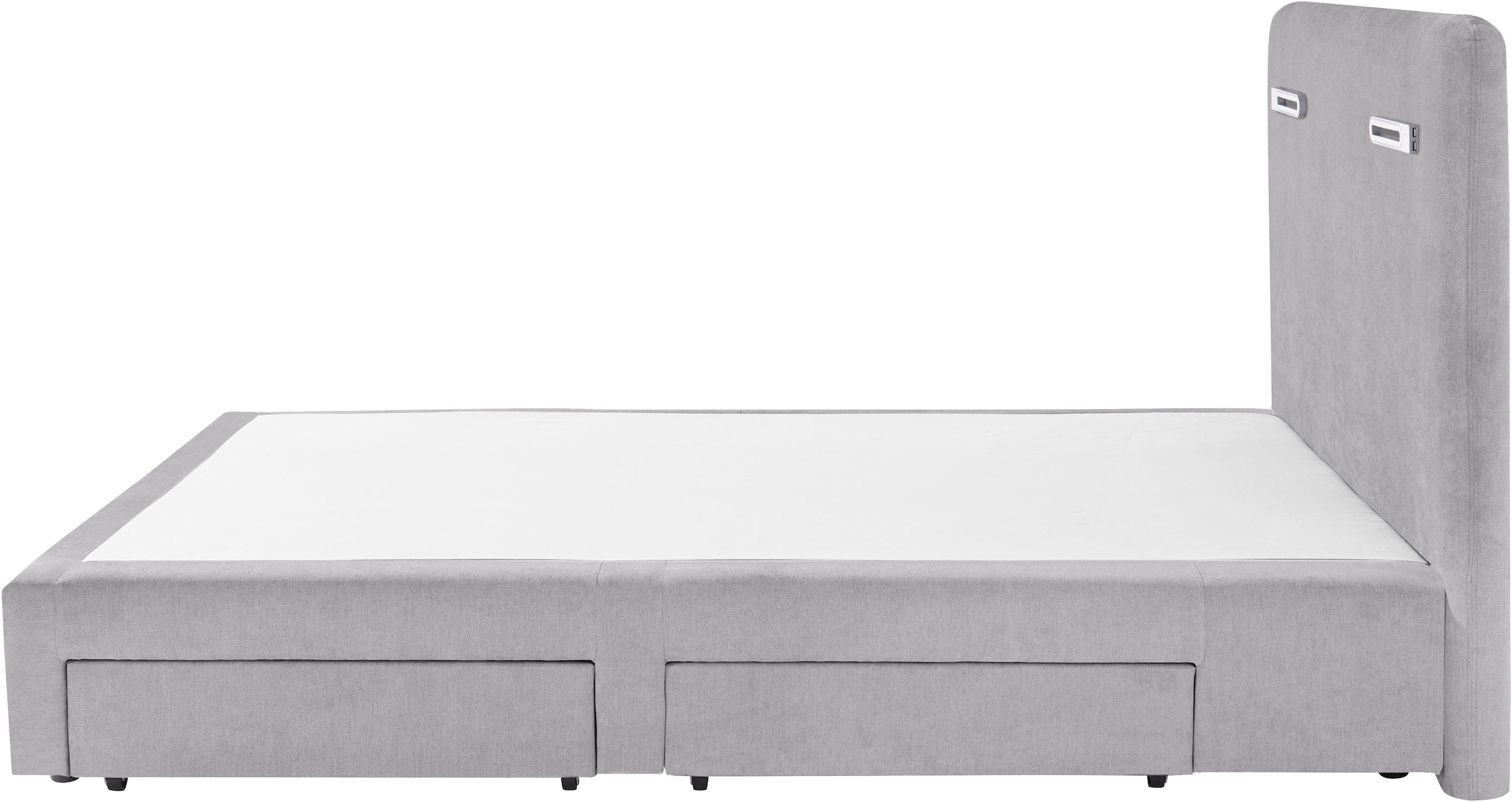 INOSIGN Boxbett »Luan« Schubkästen, LED-Beleuchtung und Topper, in Breite 120 cm und 180 cm