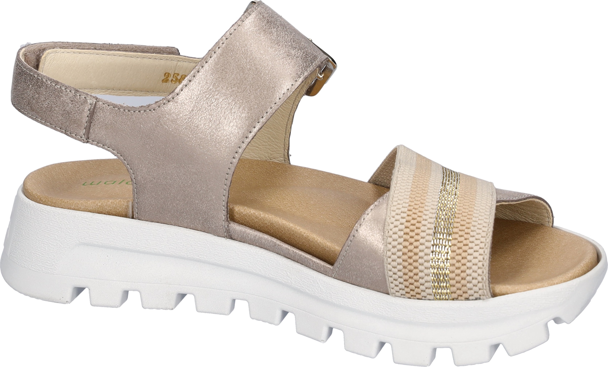 Waldläufer Plateausandale »H-NELE«  Sommerschuh, Klettschuh, Bequemschuh in Komfortweite H (= sehr weit)