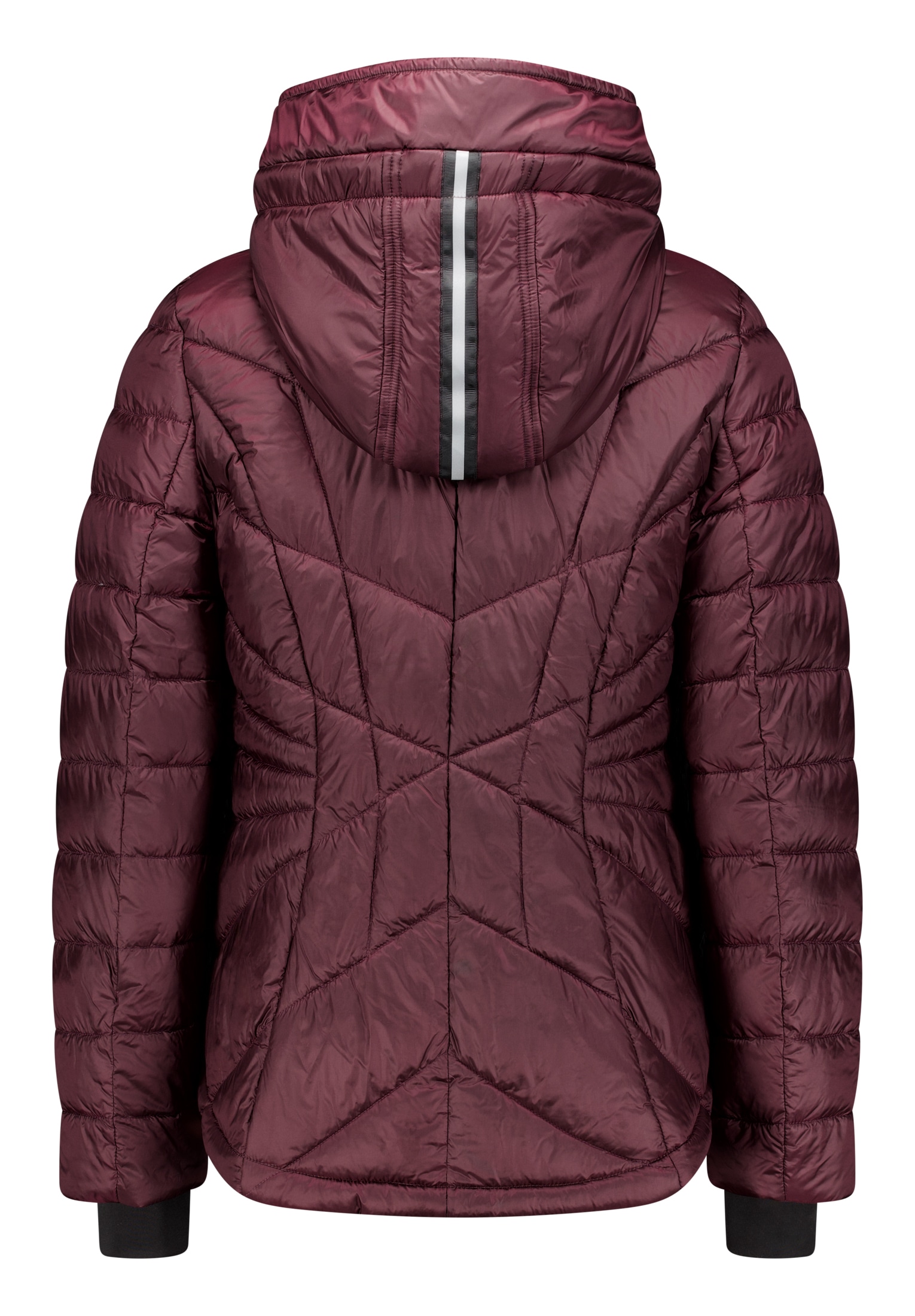 Gil Bret Steppjacke mit Kapuze mit abnehmbarer Kapuze und verdecktem Reißverschluss