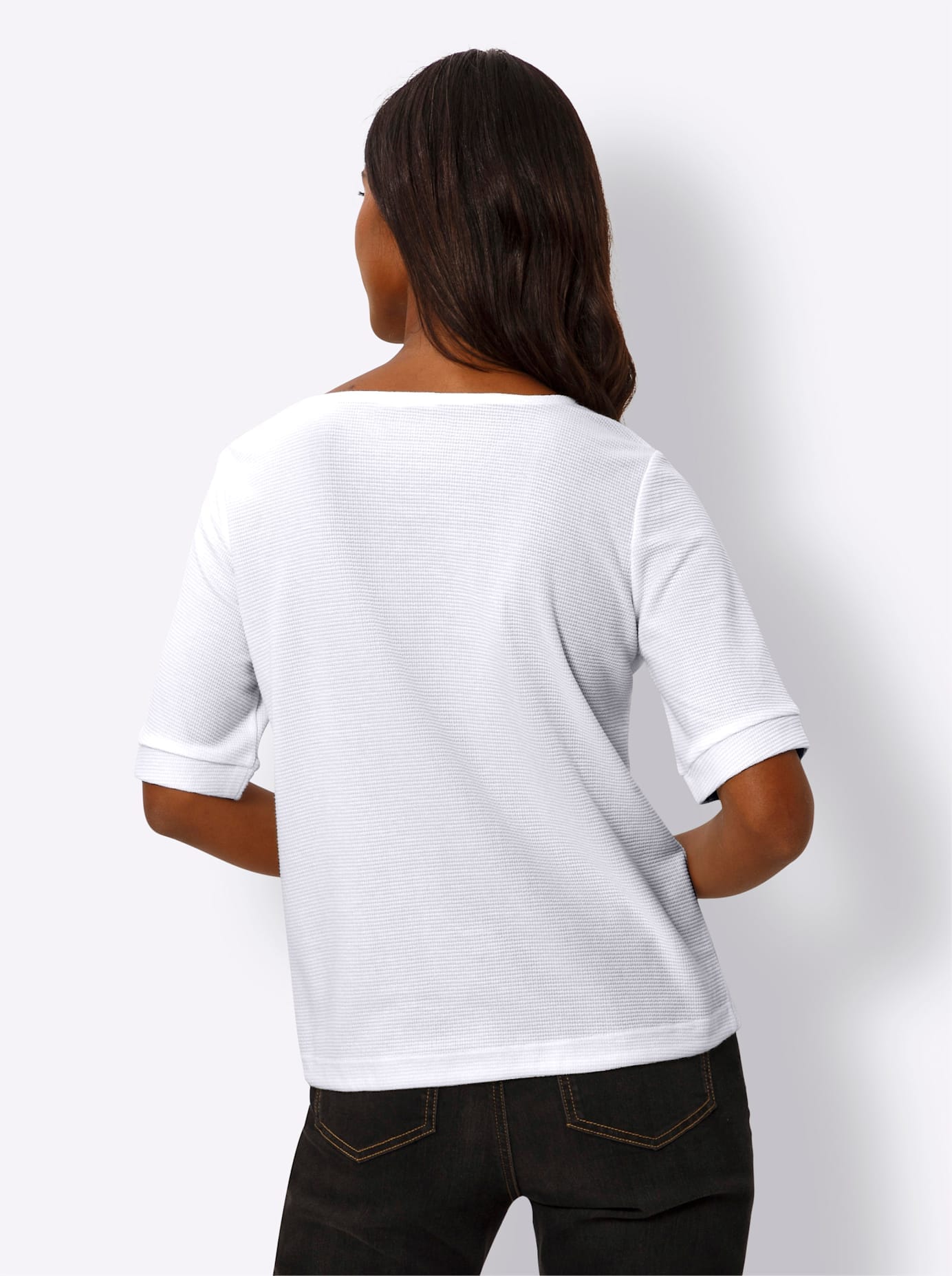 heine Rundhalsshirt »Shirt«, (1 tlg.)
