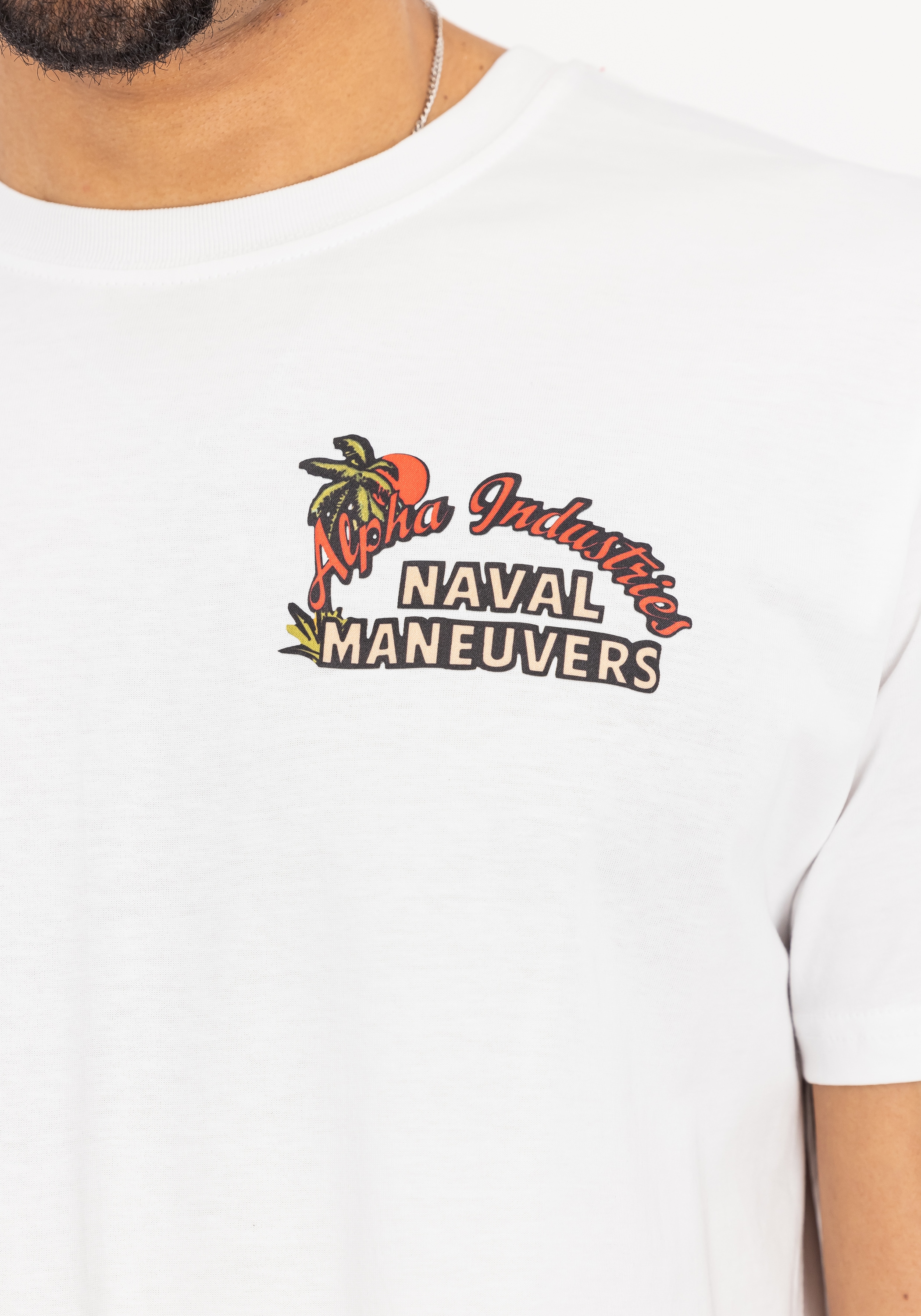 Alpha Industries T-Shirt »Naval Backprint T-Shirt«