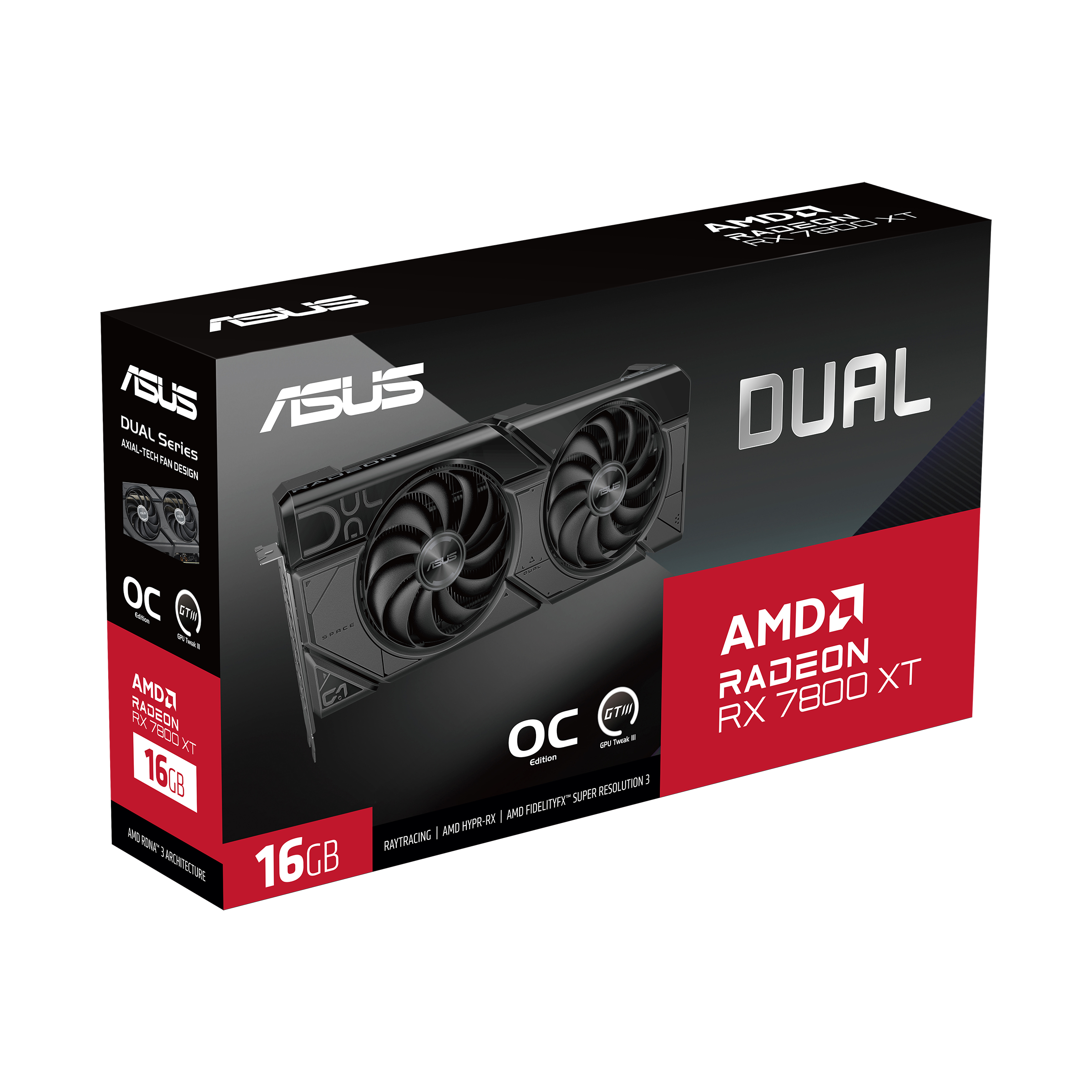 Asus Grafikkarte »DUAL-RX7800XT-O16G«, 16 GB, GDDR6