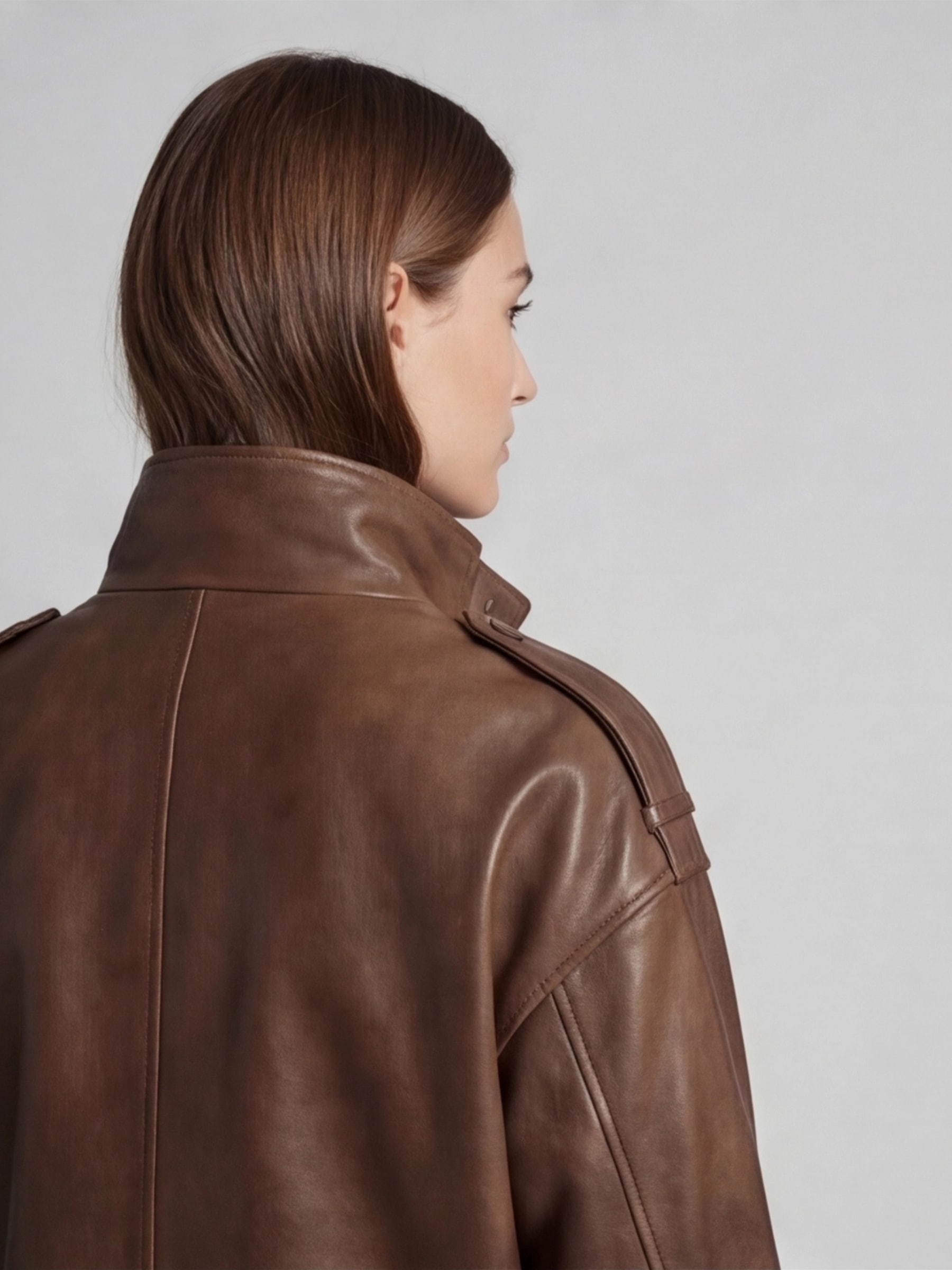 RICANO Lederjacke »Lederjacke Debora« ohne Kapuze Handgefertigt aus echtem Leder