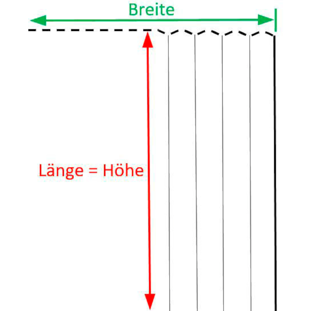 VHG Gardine »Rustika«, (1 St.), Deko Struktur, Polyester, pflegeleicht, nach Maß