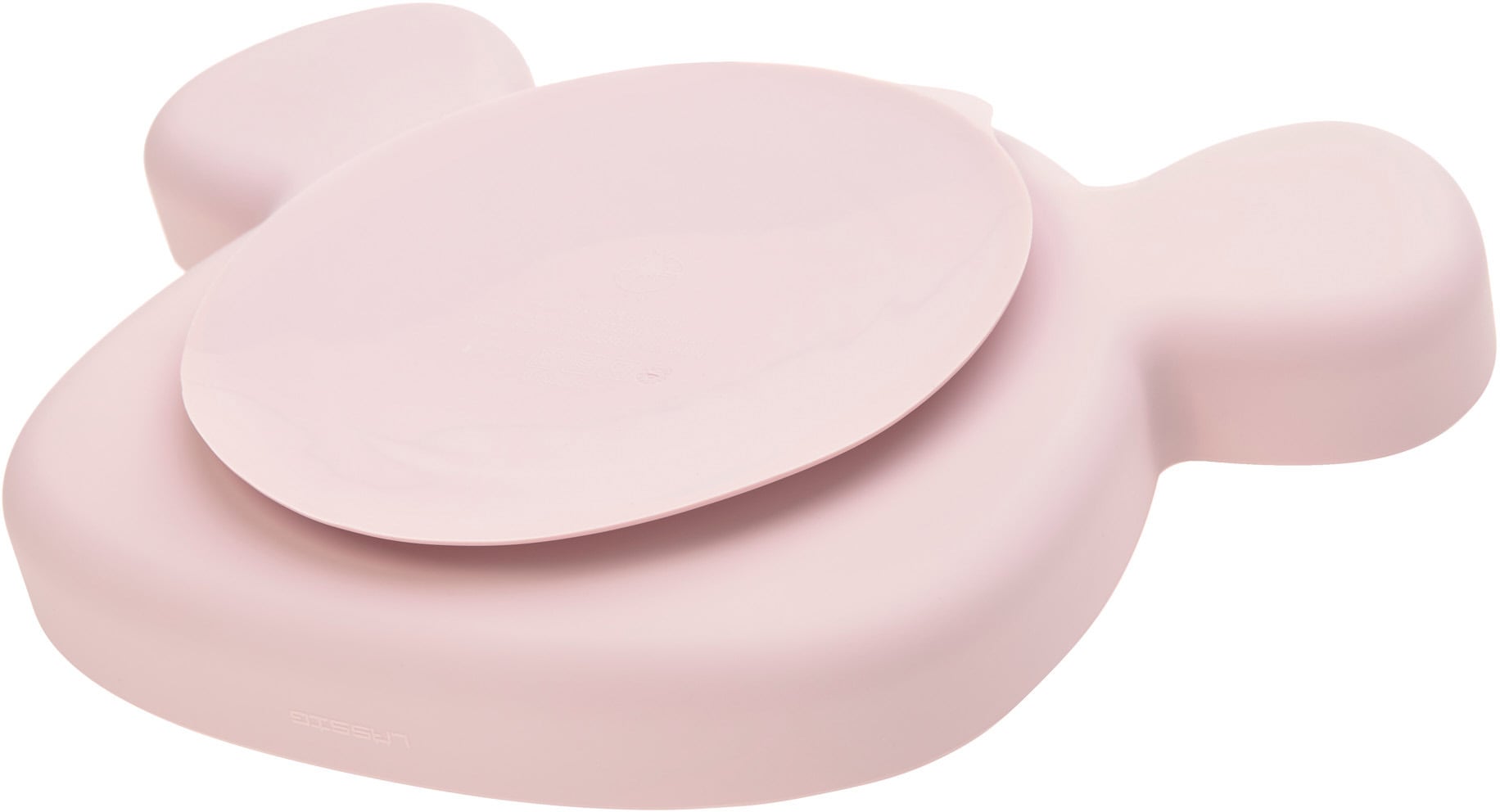 LÄSSIG Teller »Little Chums, Mouse rose«, mit Saugnapf