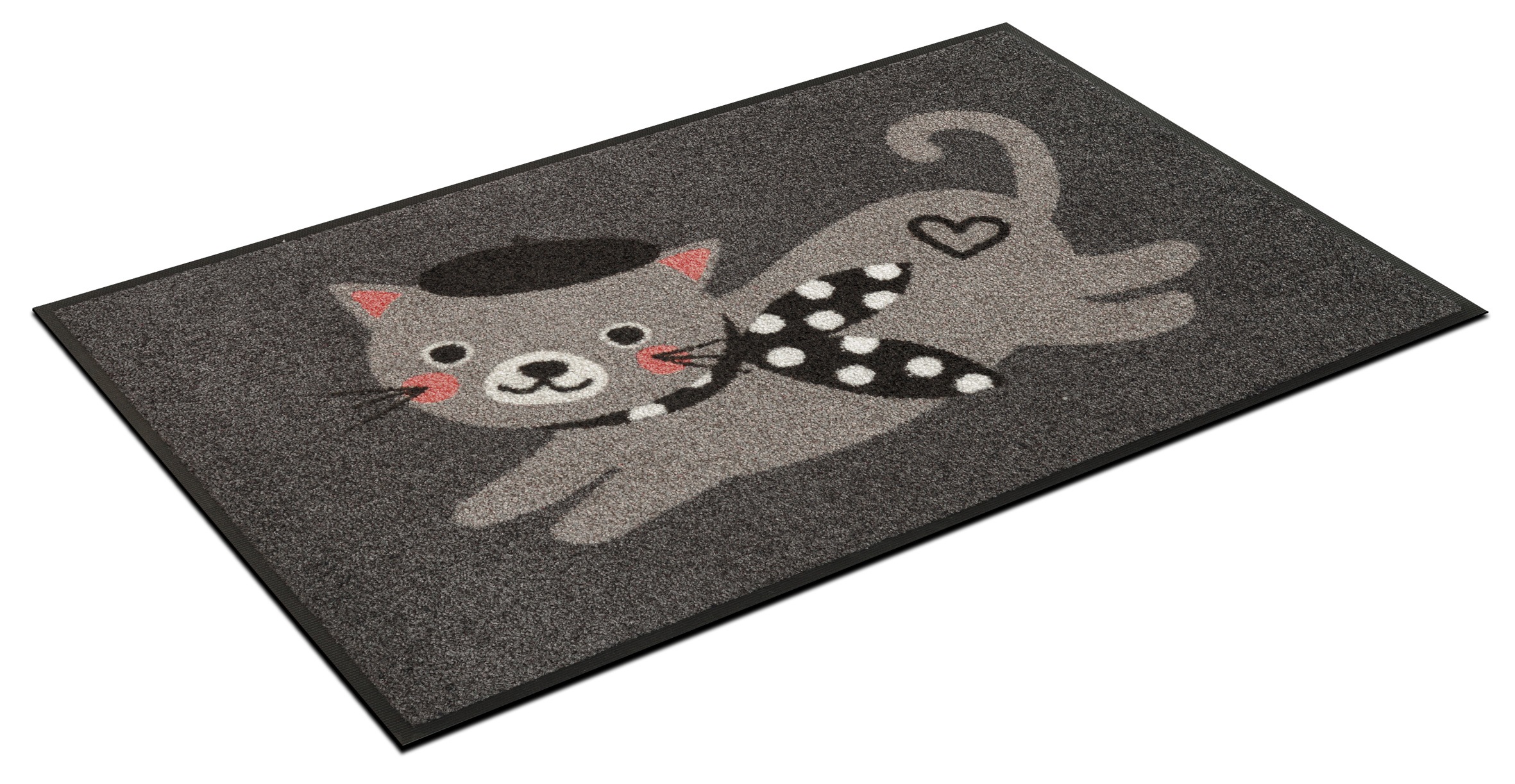 wash+dry by Kleen-Tex Fußmatte »Madame Minou« rechteckig 7 mm Höhe