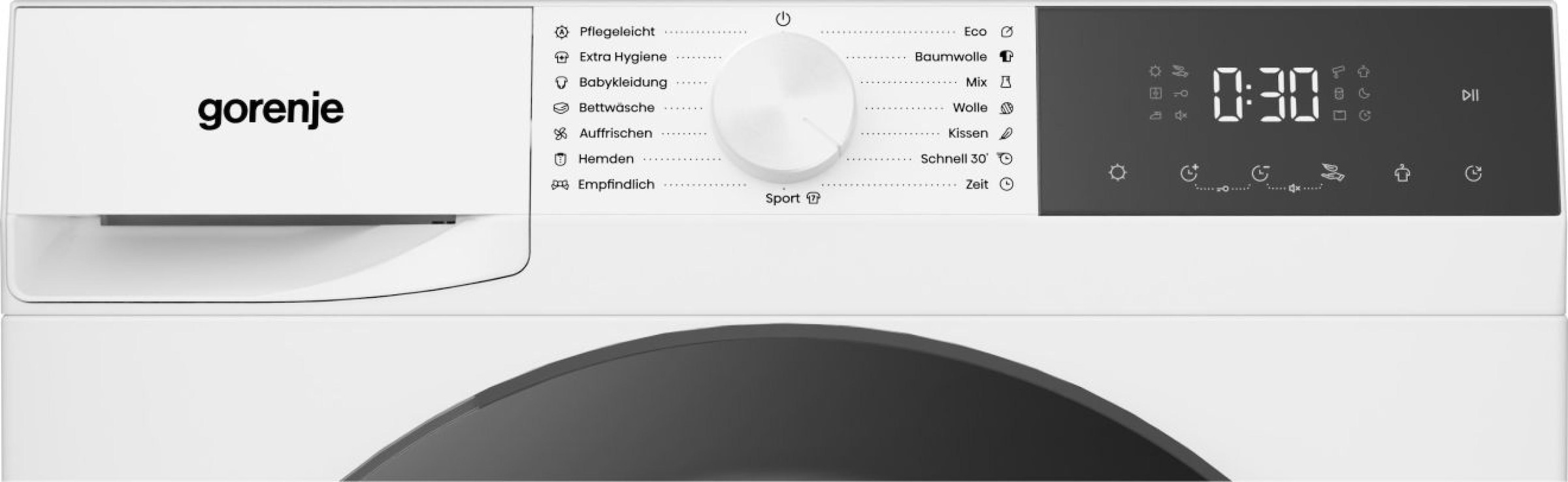 GORENJE Wärmepumpentrockner »WaveDG2P8D« G200 Knitterschutz, EasyClean Filter, SensorDry