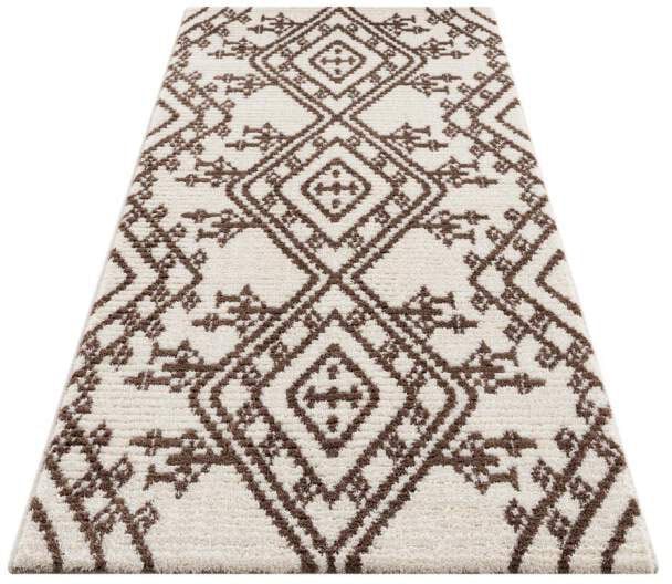 Carpet City Läufer »April 2291«, rechteckig, besonders weich durch  Microfaser, Hochflor, Boho Look online kaufen