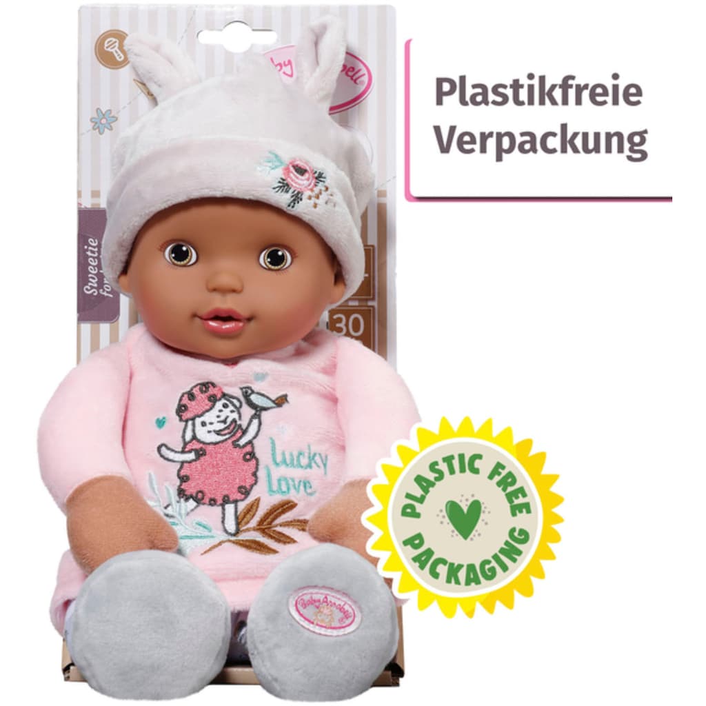 Baby Annabell Babypuppe »Sweetie for babies, Dolls of Colour, 30 cm«, mit Rassel im Inneren