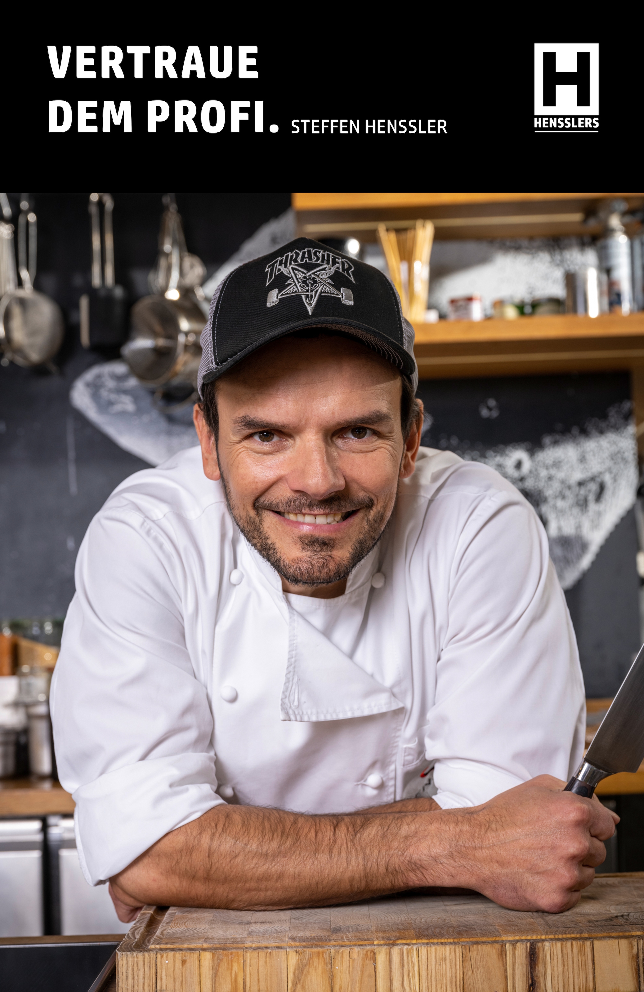 HENSSLERS Pfannen-Set »HENSSLERS Bratpfannen-Set, Ø 24 und 28 cm, inkl. Deckel« Edelstahl 4 Stk. tlg. mit Wabenstruktur