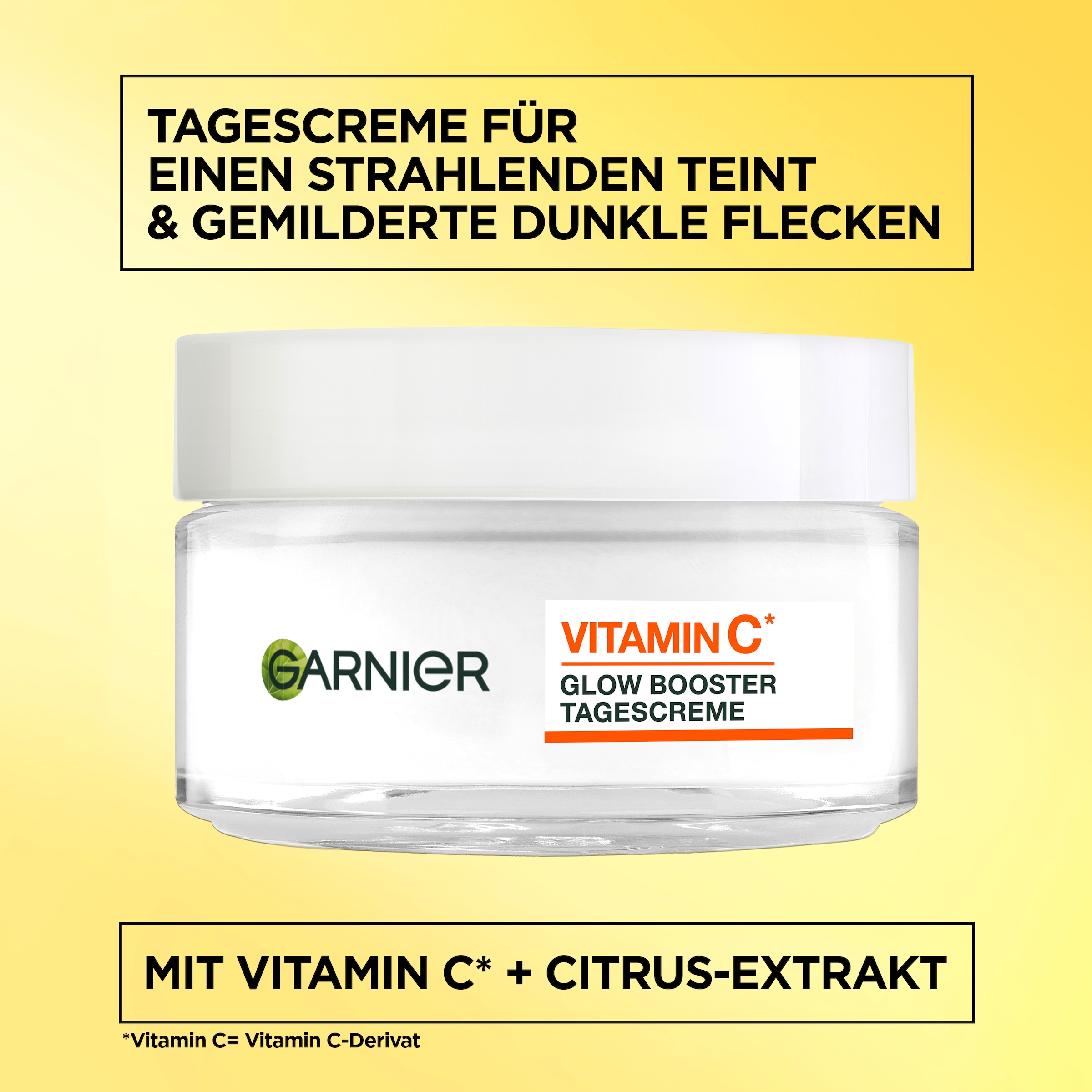 GARNIER Tagescreme »Bio Feuchtigkeitspflege Vitamin C« gegen unebenmäßige Haut, beugt dunkle Flecken vor