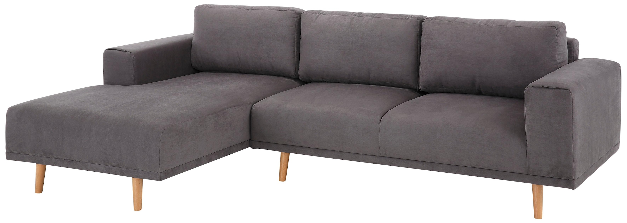 Home affaire Ecksofa »Lasse L-Form«, im scandinavischen Stil mit Holzfüßen