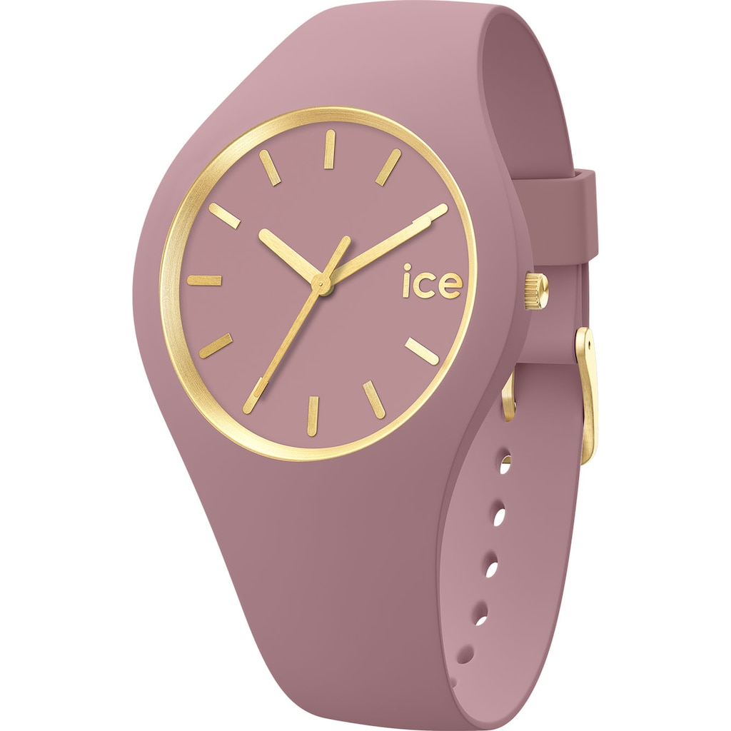 ice-watch Quarzuhr »ICE glam brushed Fall rose Small 3H 19524«