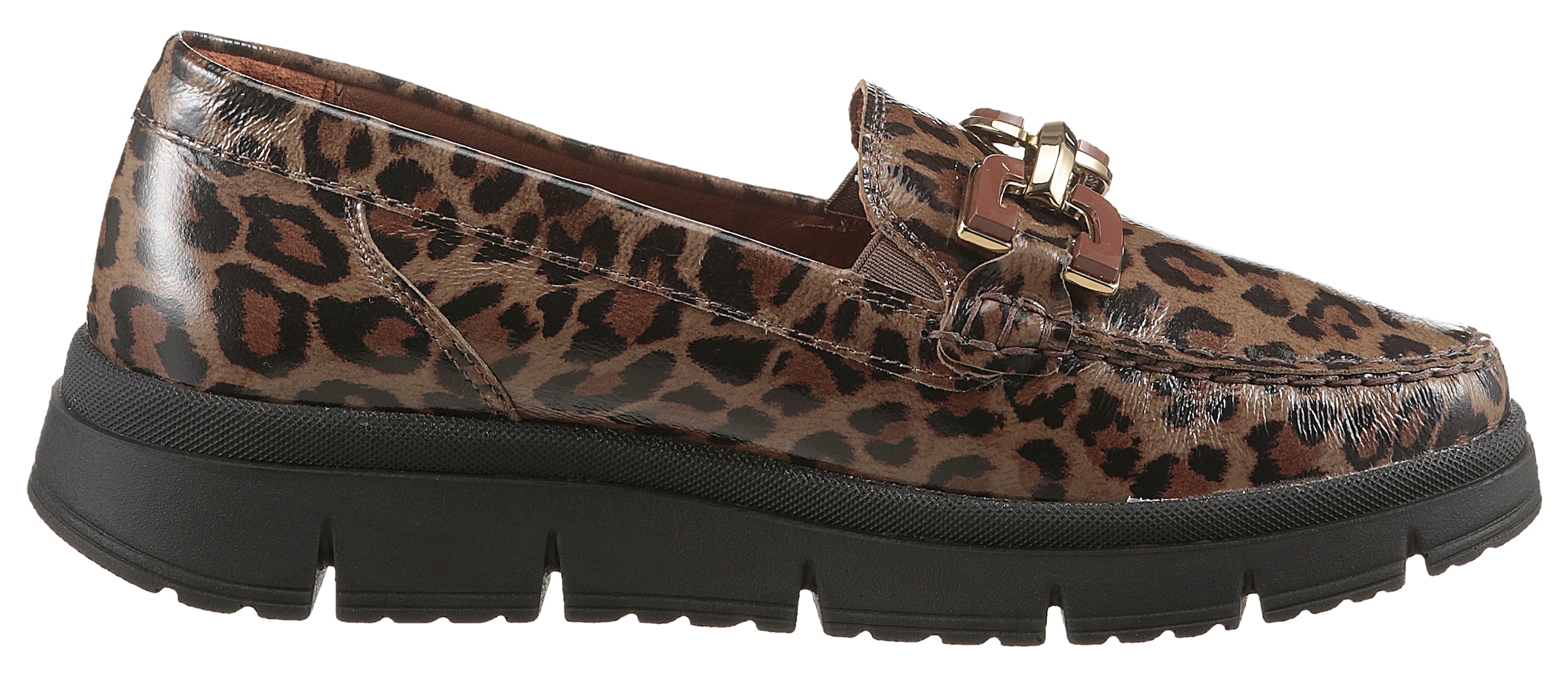 Waldläufer Mokassin »H-PINA«, Slipper, Schlupfschuh, Loafer, in Komfortweite H (= sehr weit)