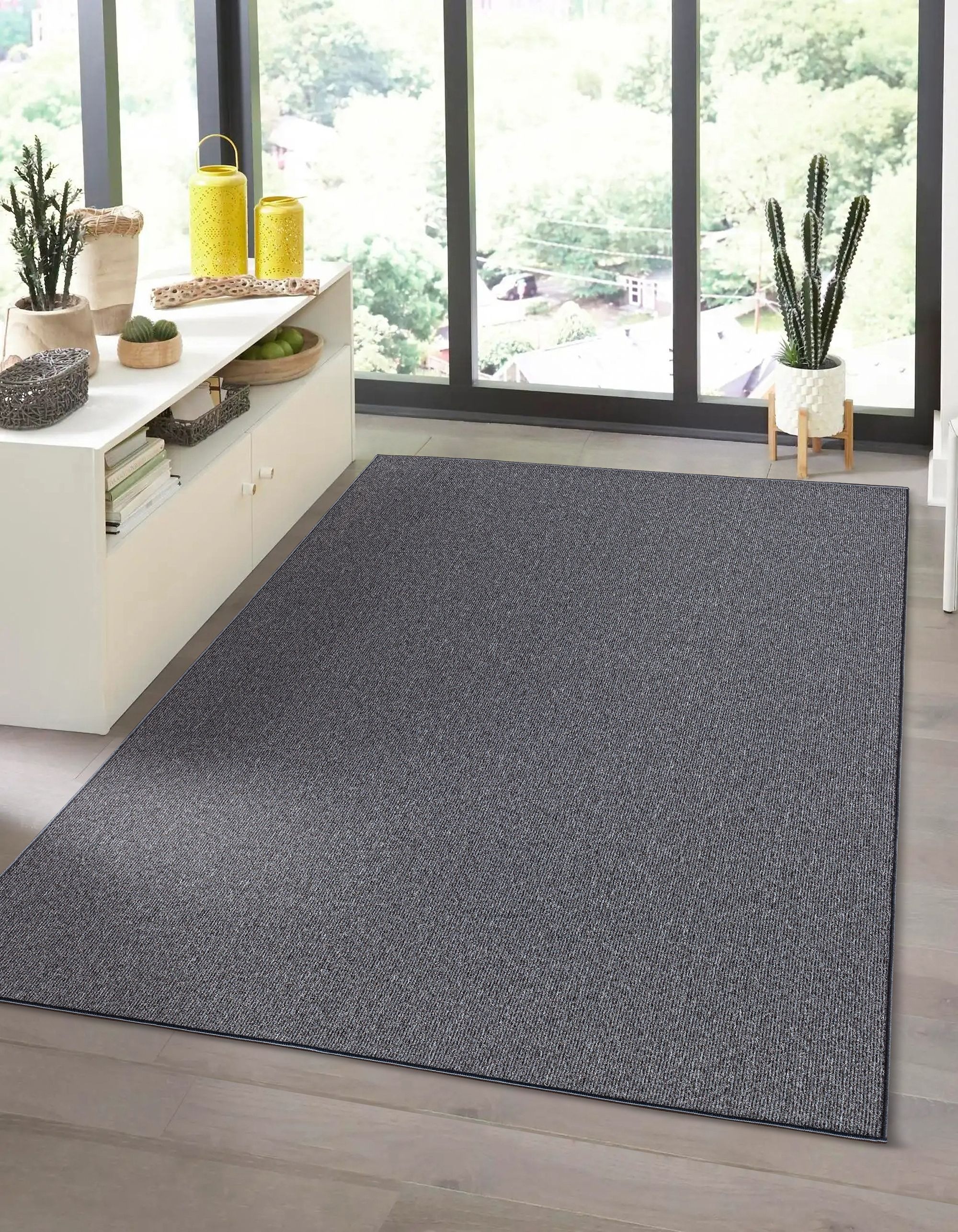 the carpet Teppich »Natal«, rechteckig, 5 mm Höhe, Wohnzimmer Teppich robust Filz-Rücken