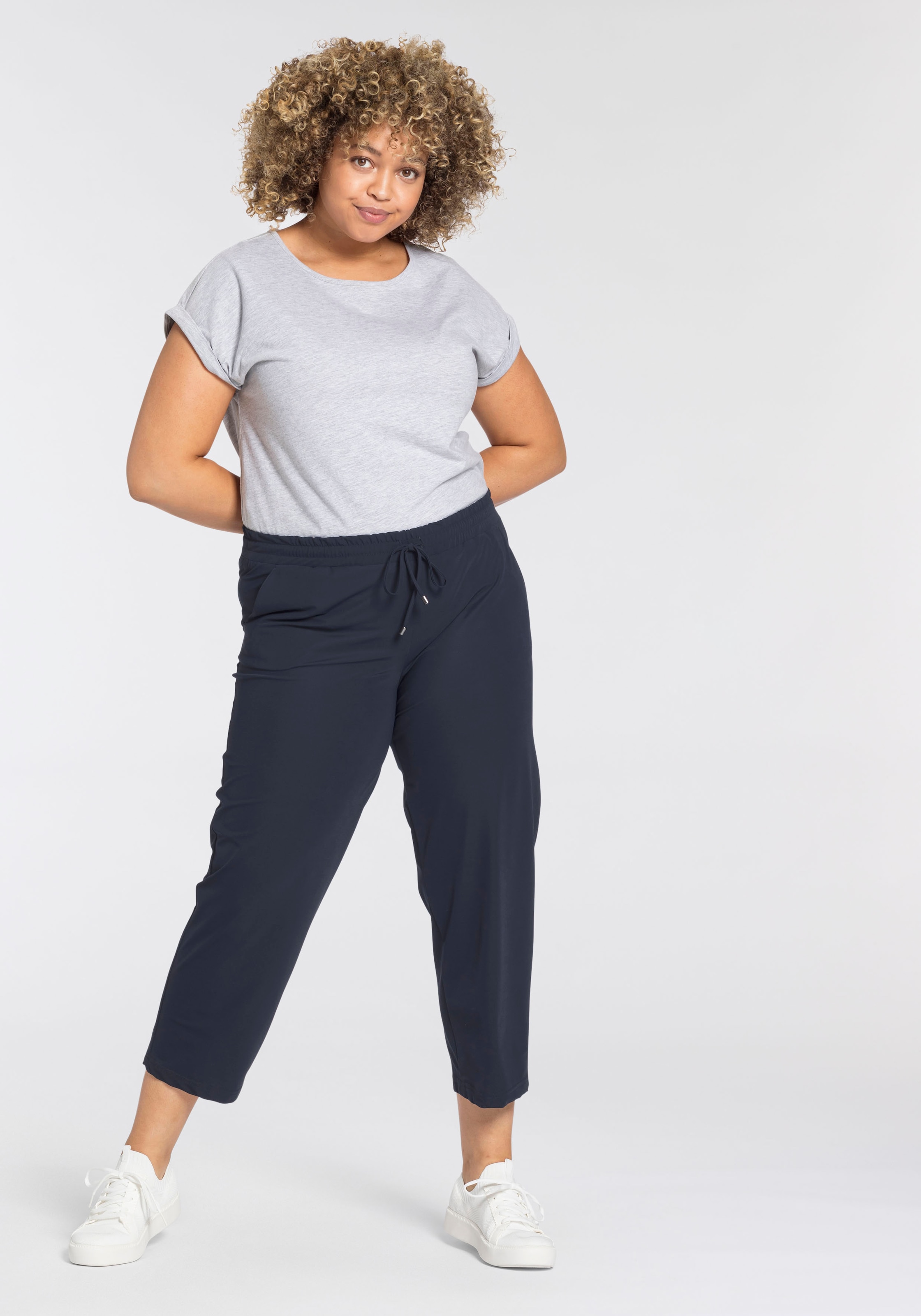 KjBRAND Schlupfhose »7/8 Babsie Jogg Sensitiv«, Sommerhose mit Schlupfbund
