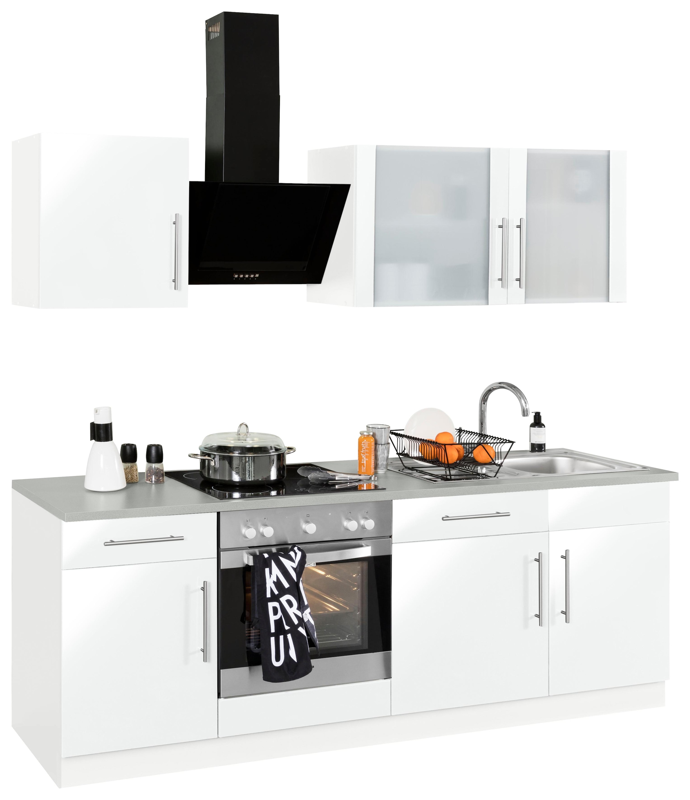 wiho Küchen Küchenzeile »Cali«, ohne Rechnung 220 cm kaufen Breite auf E-Geräte