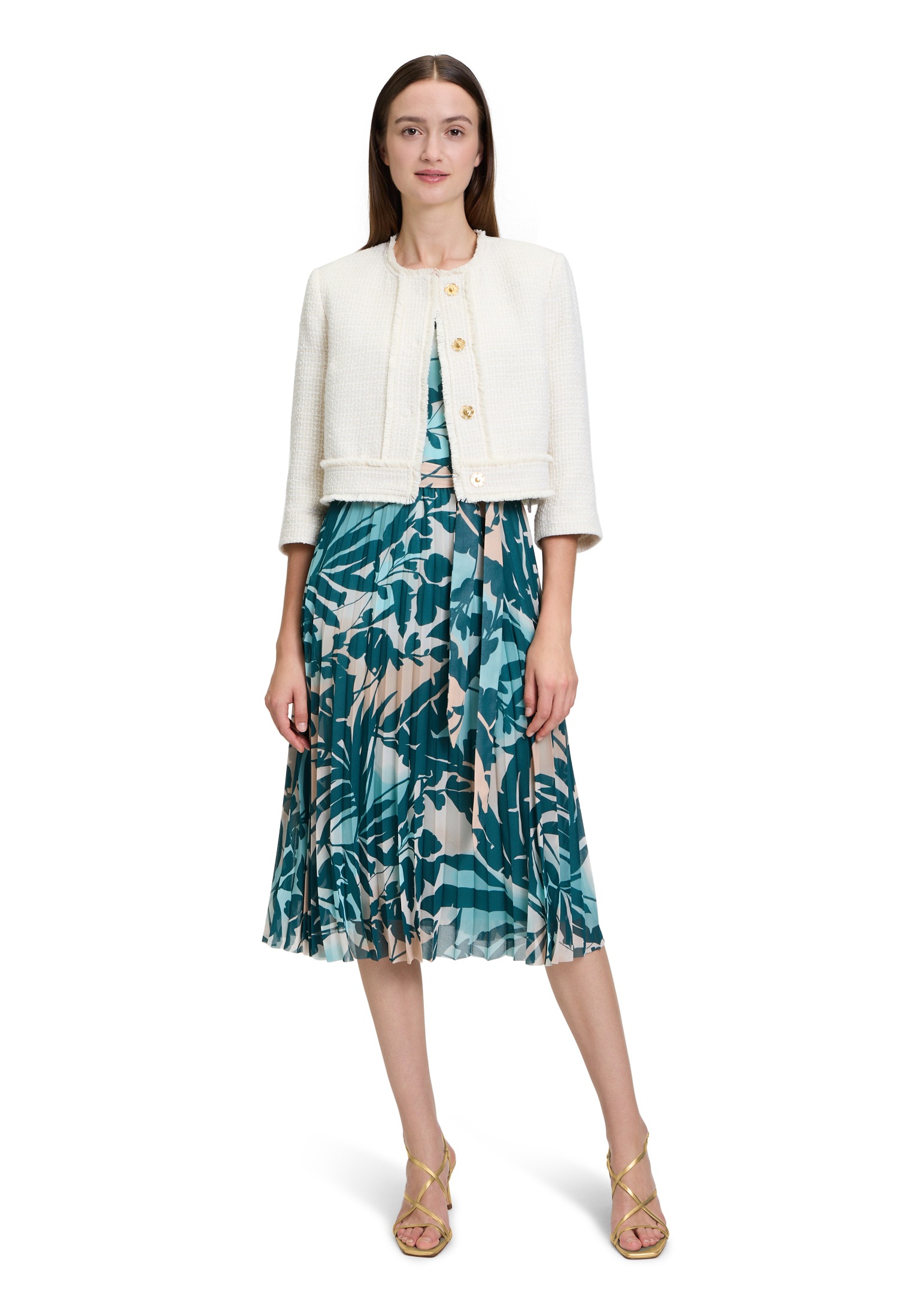 Betty&Co Boleroblazer »Bolero-Jacke mit aufgesetzten Taschen«