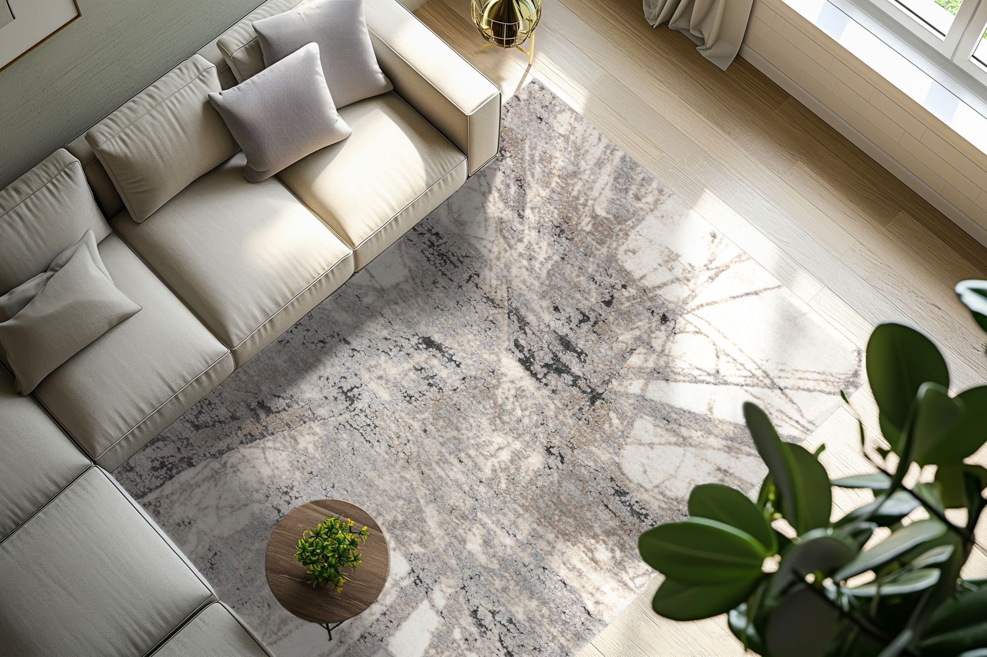 Kayoom Teppich »Firenze 485« rechteckig 22 mm Höhe Kurzflor, Modernes Muster, Fußbodenheizungsgeeignet, Wohnzimmer