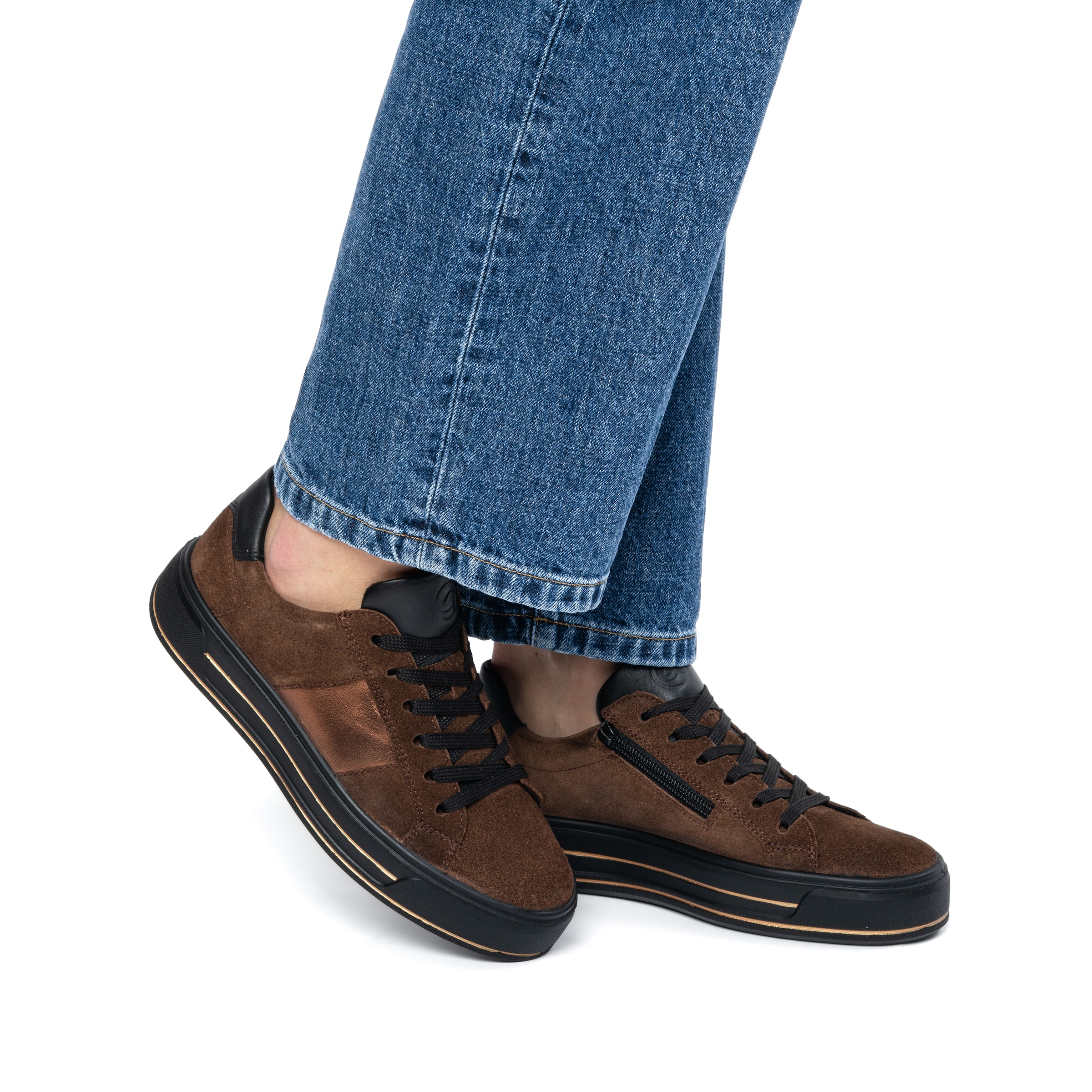 Ara Plateausneaker »CANBERRA«  Freizeitschuh, Halbschuh, Schnürschuh in Komfortweite H (=sehr weit)