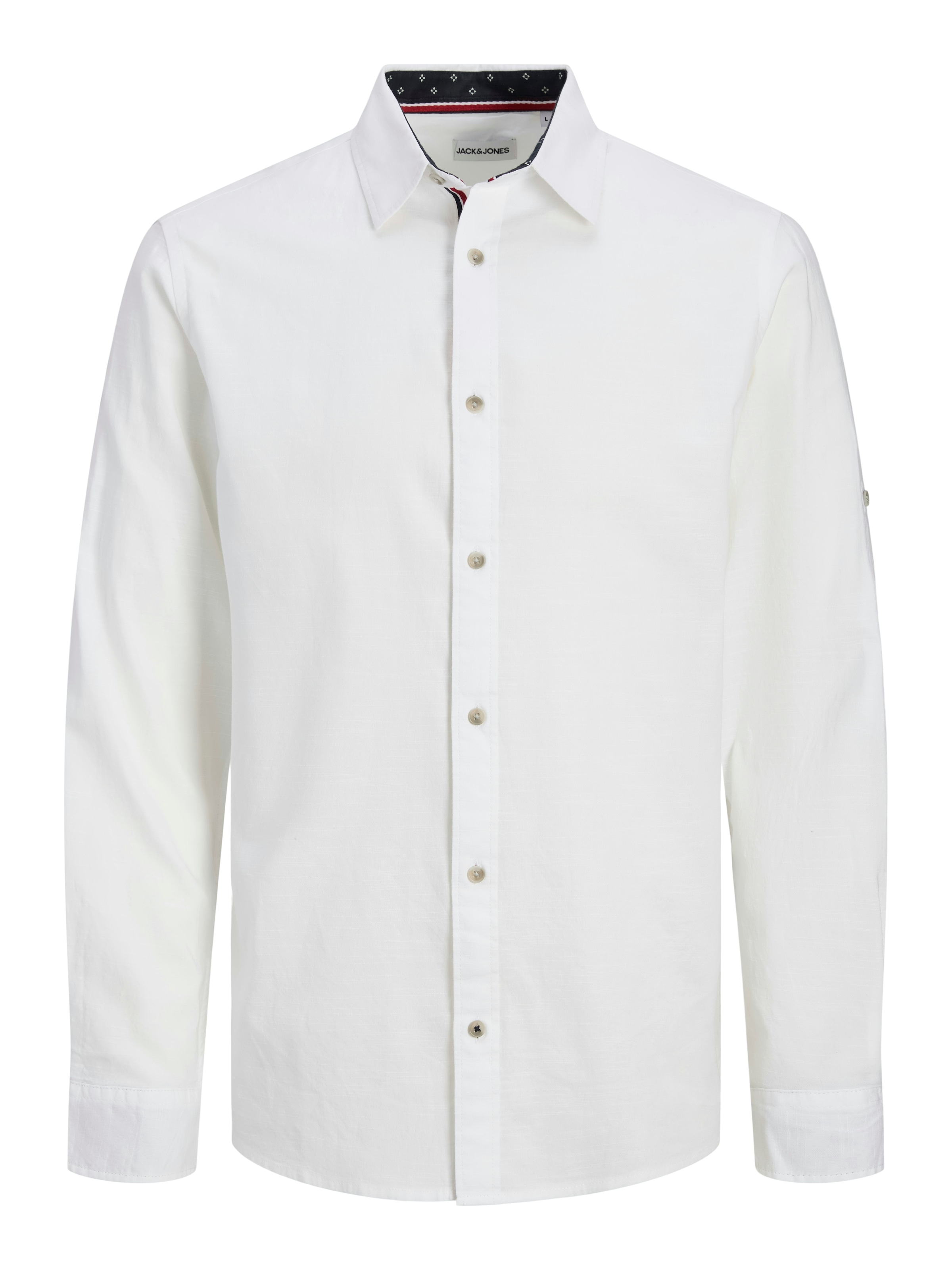 Jack & Jones Langarmhemd »JJPIERRE SLUB DETAIL SHIRT LS«