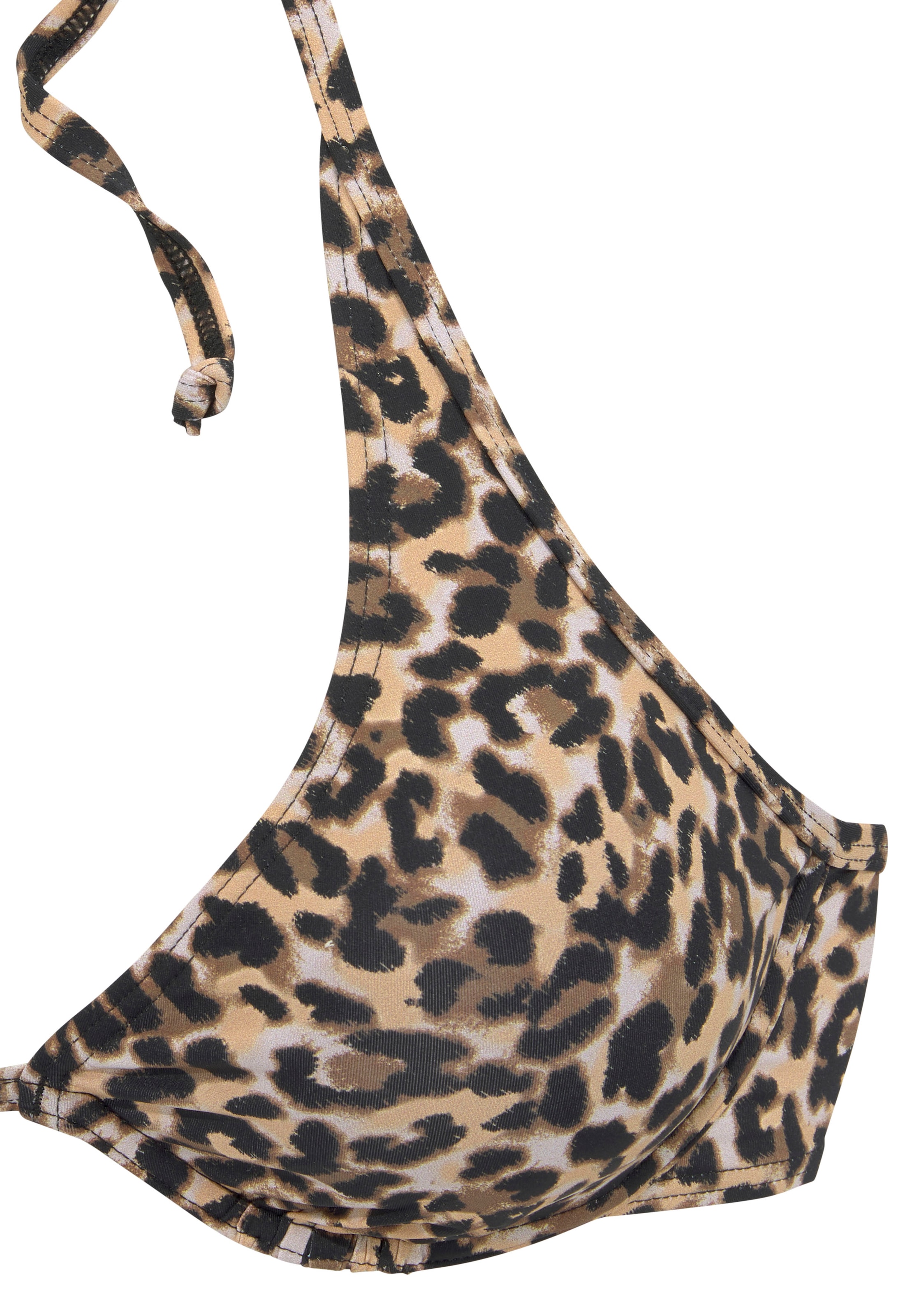 Bruno Banani Bügel-Bikini, mit Animalprint in Neckholderform