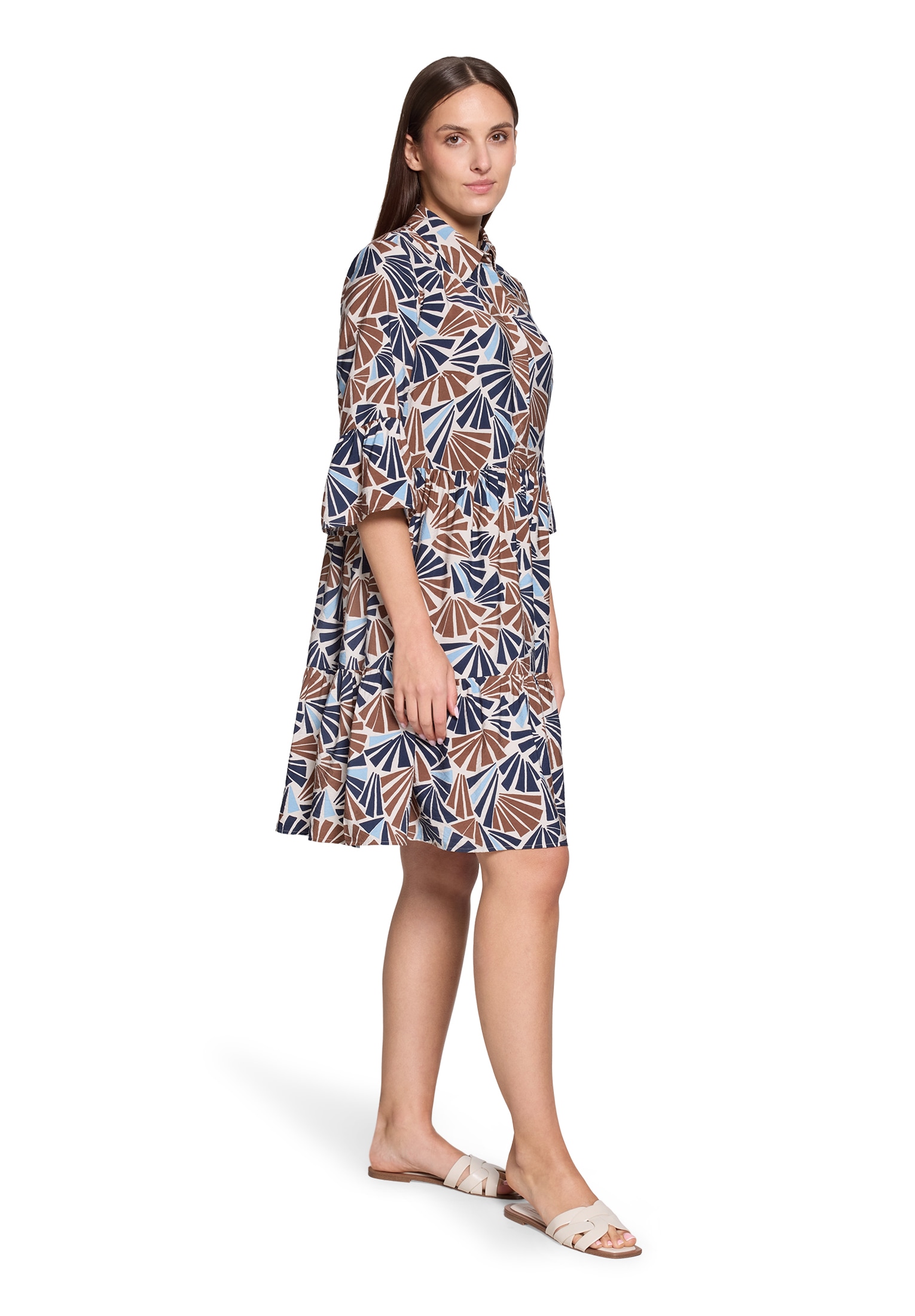 Betty&Co Midikleid »Stufenkleid mit Print«