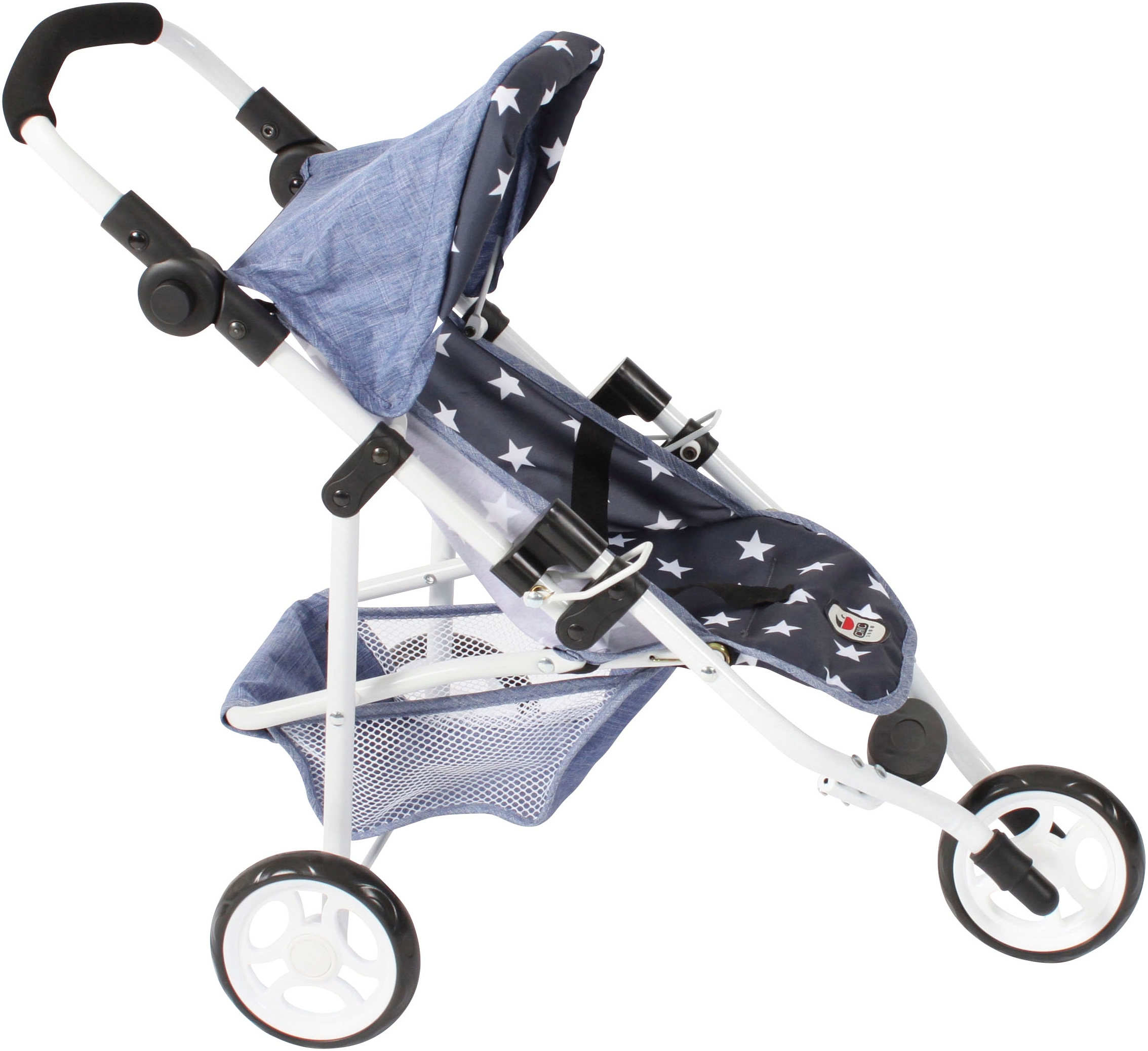 CHIC2000 Puppenbuggy »Jogging-Buggy Lola, Sternchen«, mit klappbarem Verdeck