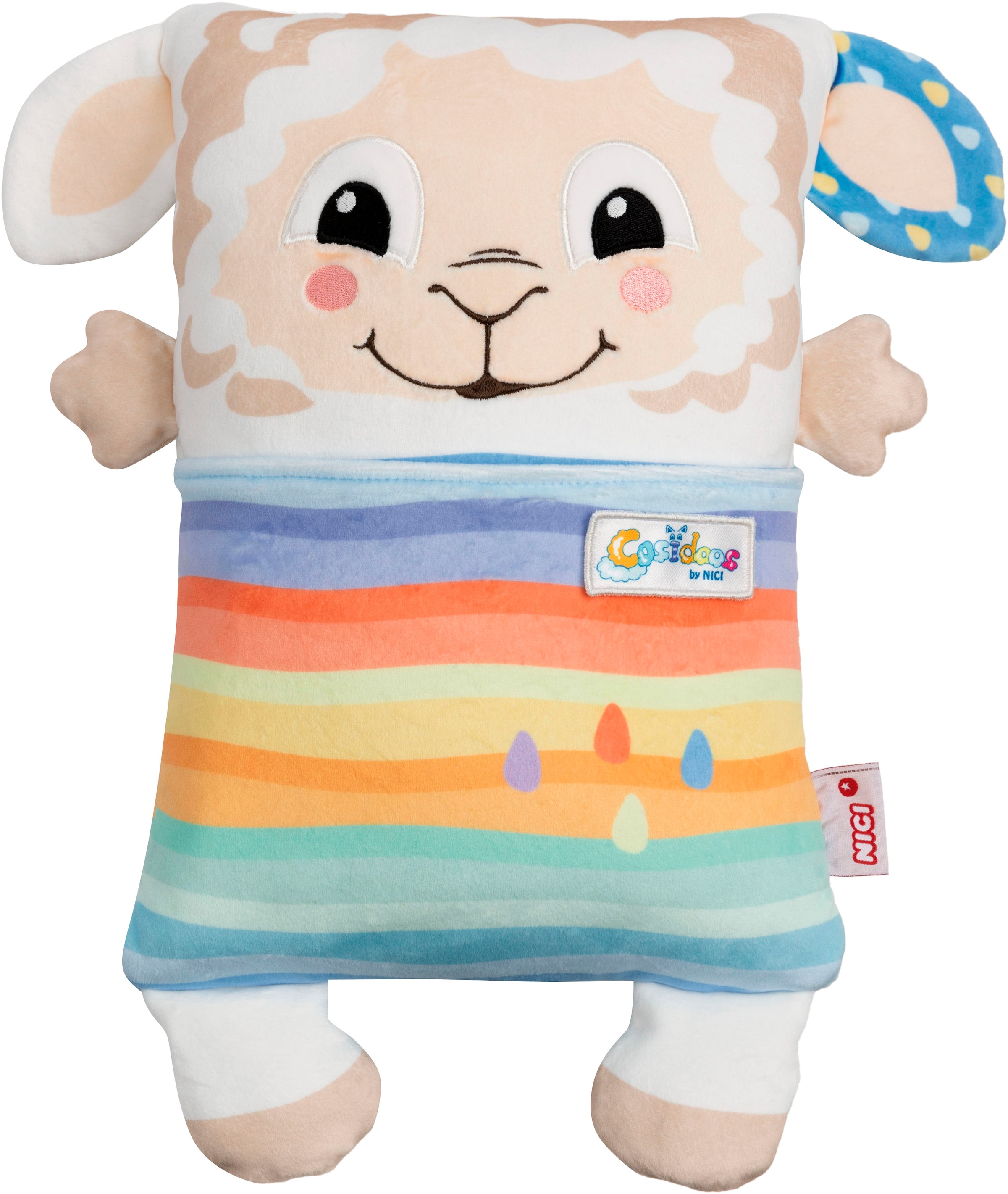 Nici Kuscheltier »Cosidoos, Schaf mit Wendefunktion 30x20 cm« enthält recyceltes Material (Global Recycled Standard)