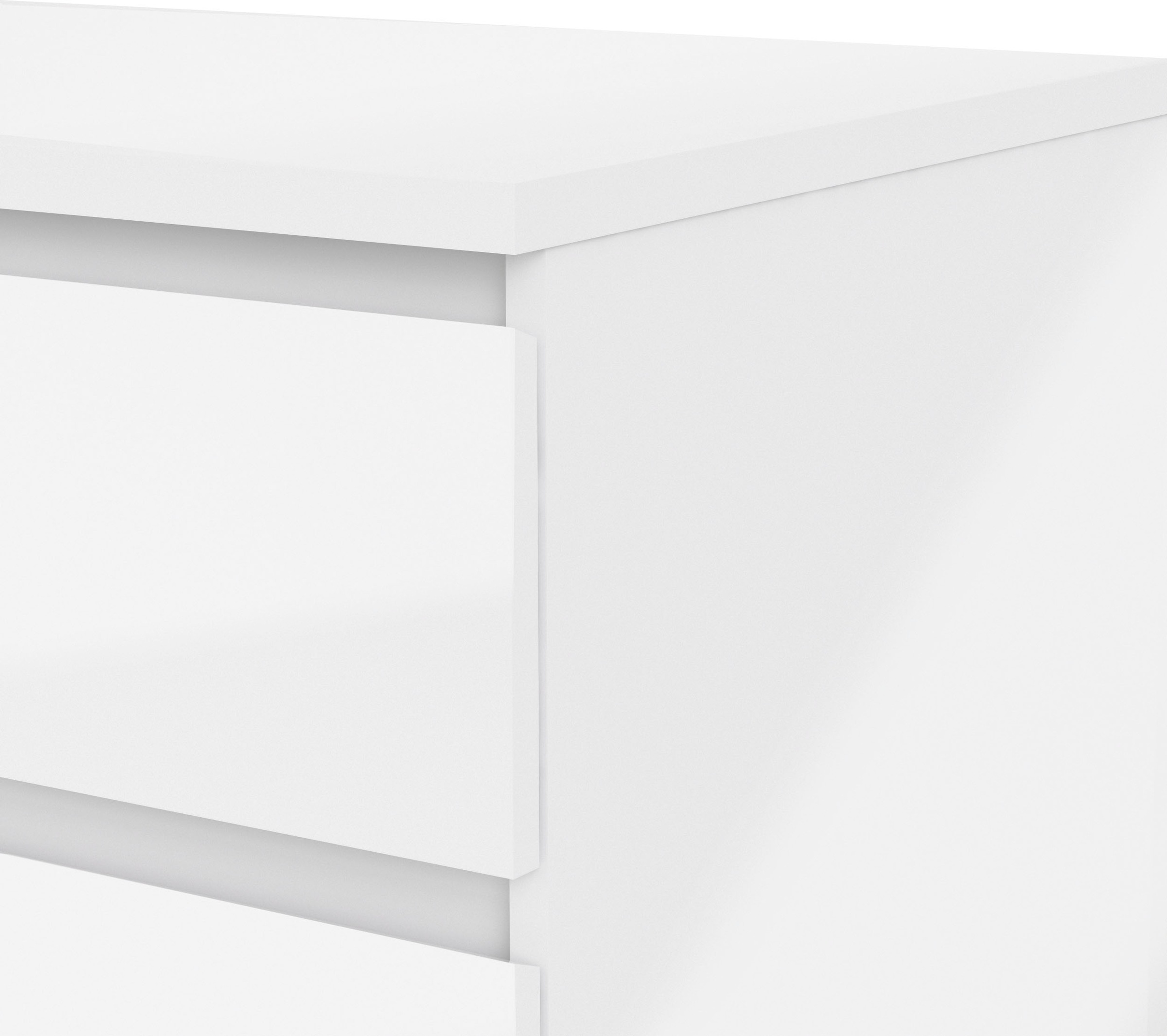INOSIGN Kommode »Naia, Aufbewahrung, 6 Schubladen, Hochglanz-Optik, grifflose Front«, Modern, skandinavisches Design, in mehrere Farben, Metallgleiter
