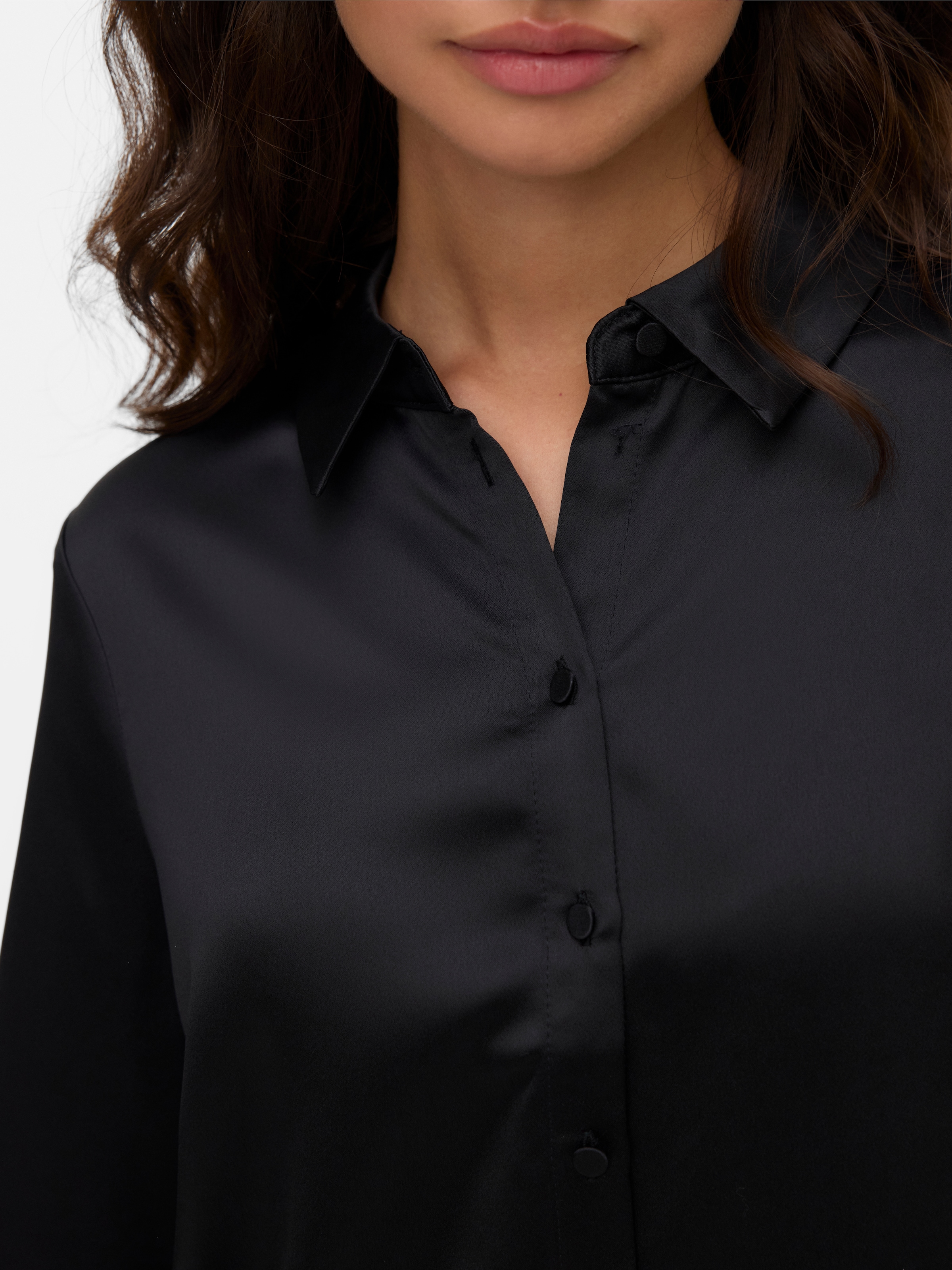 Vero Moda Langarmbluse »VMMERLE LS SHIRT WVN GA NOOS«