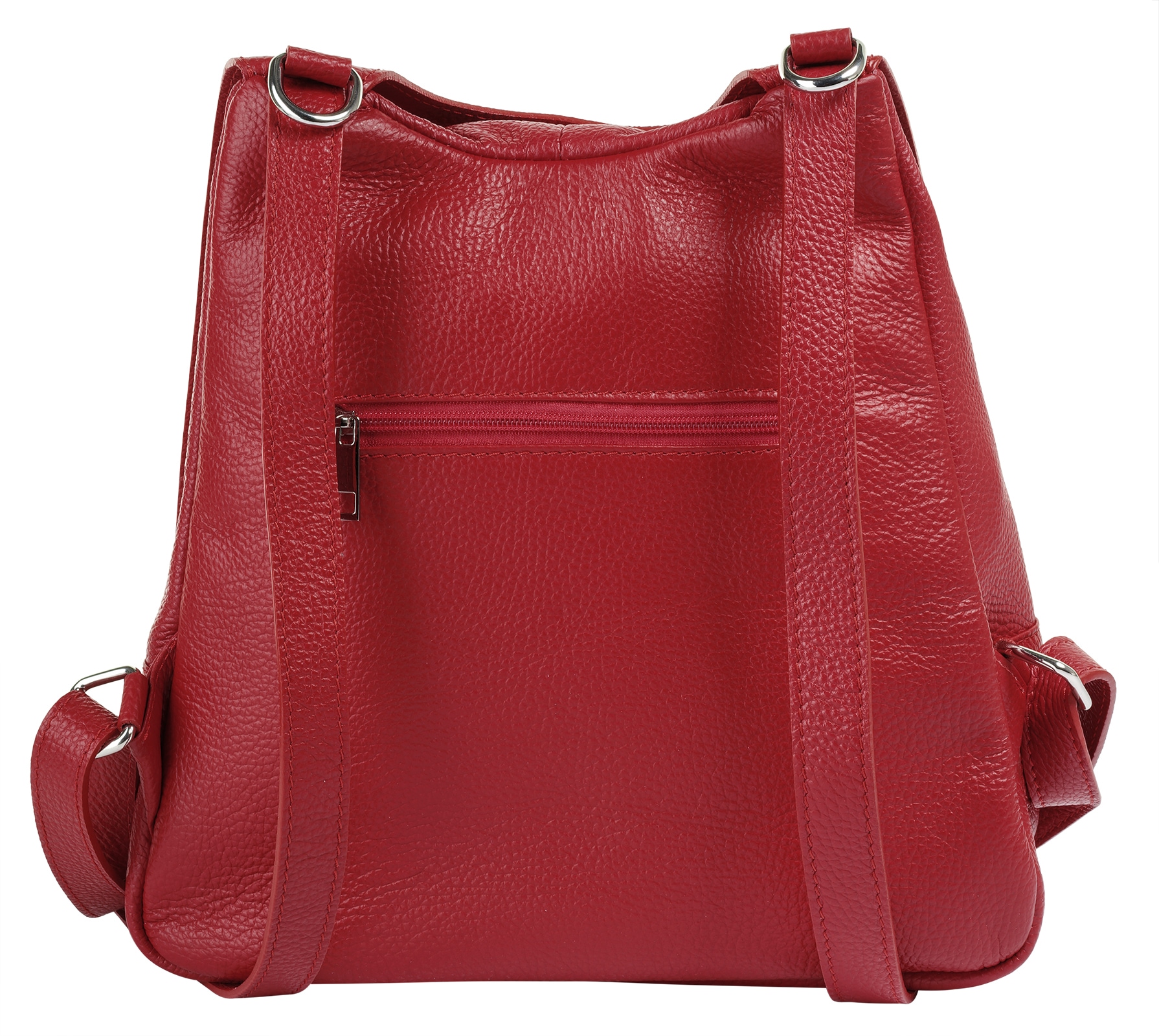 Cluty Cityrucksack, echt Leder, Made in Italy