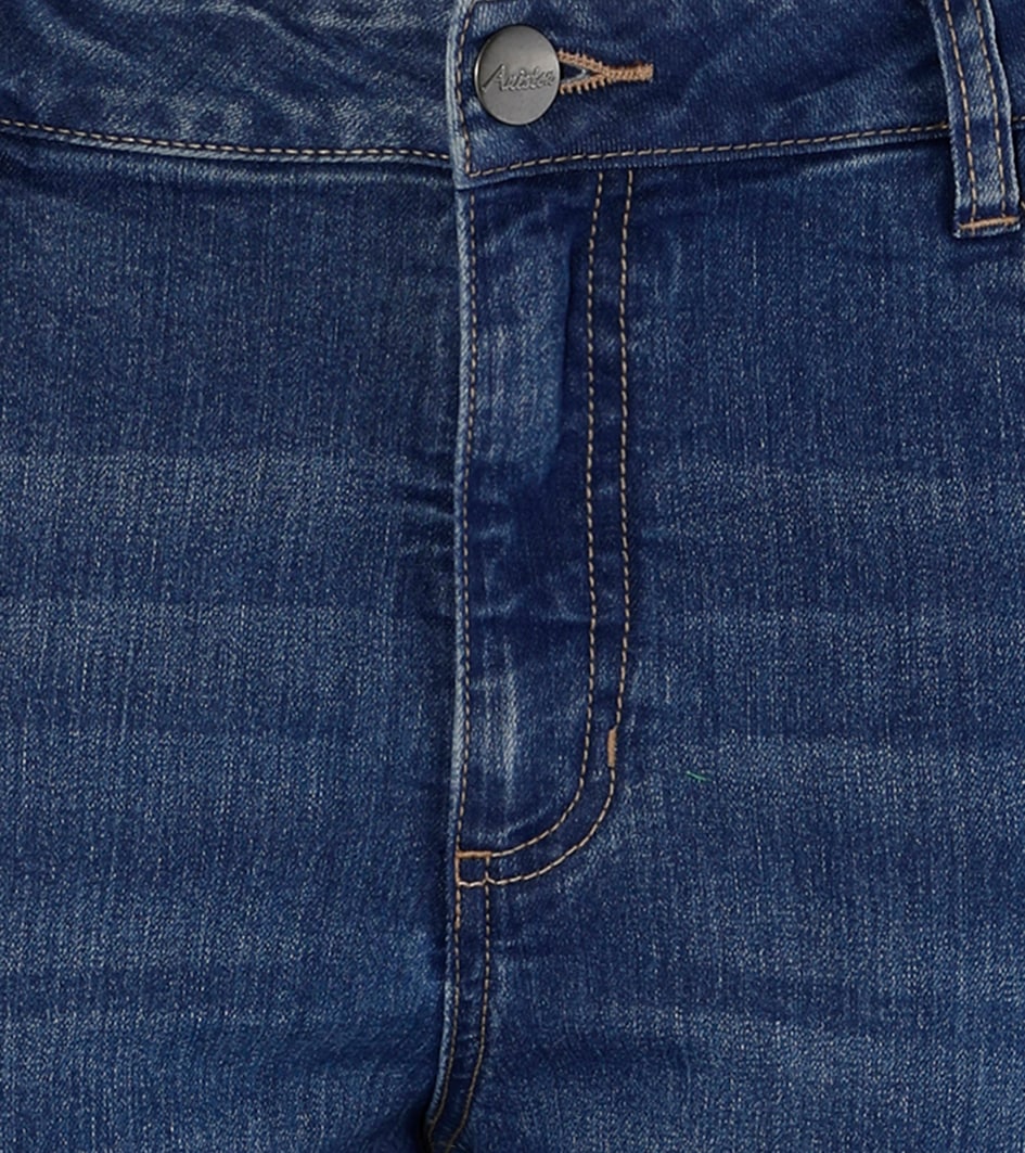 Aniston PLUS Straight-Jeans, mit leichtem Used-Effekt
