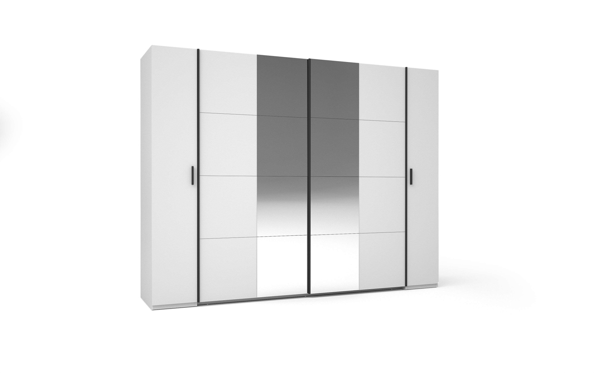 Home affaire Kleiderschrank »Antioch, FSC-zertifiziert, mit Dreh-UND Schiebetüren«, (B/T/H 270/61,4/207cm, inklusive Einlegeböden und Kleiderstangen), mit oder ohne Spiegel und Schubladen - YOUR Choice