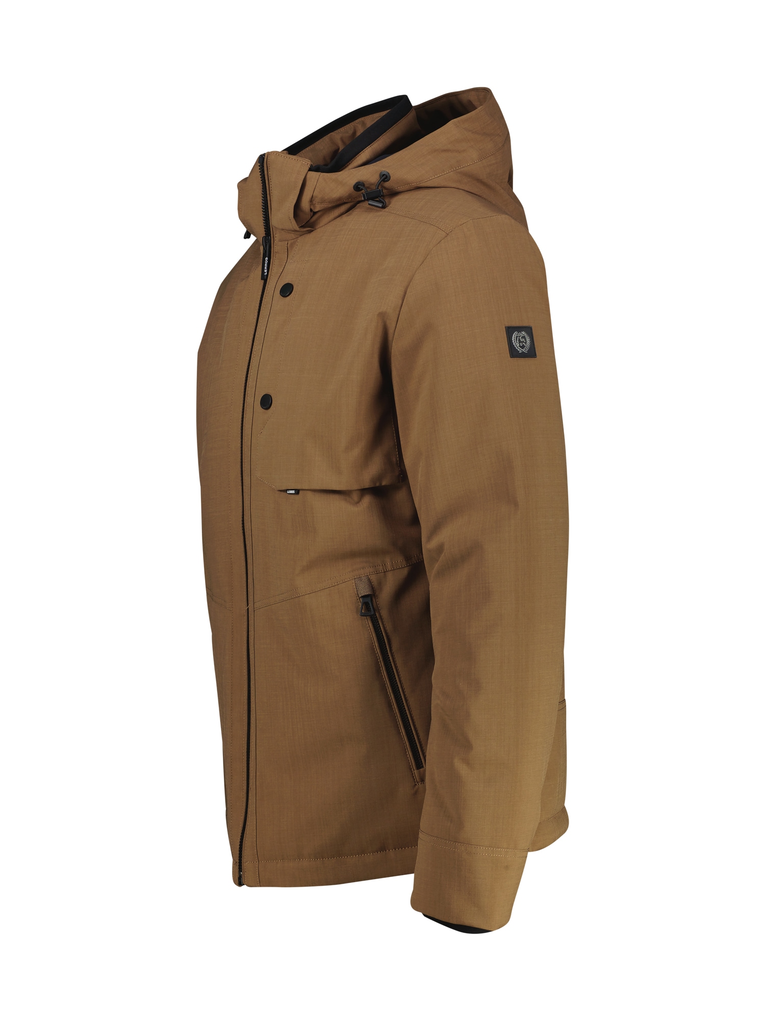 LERROS Outdoorjacke »LERROS Herren Blouson in Stukturoptik« mit Kapuze Wasser- und windabweisend