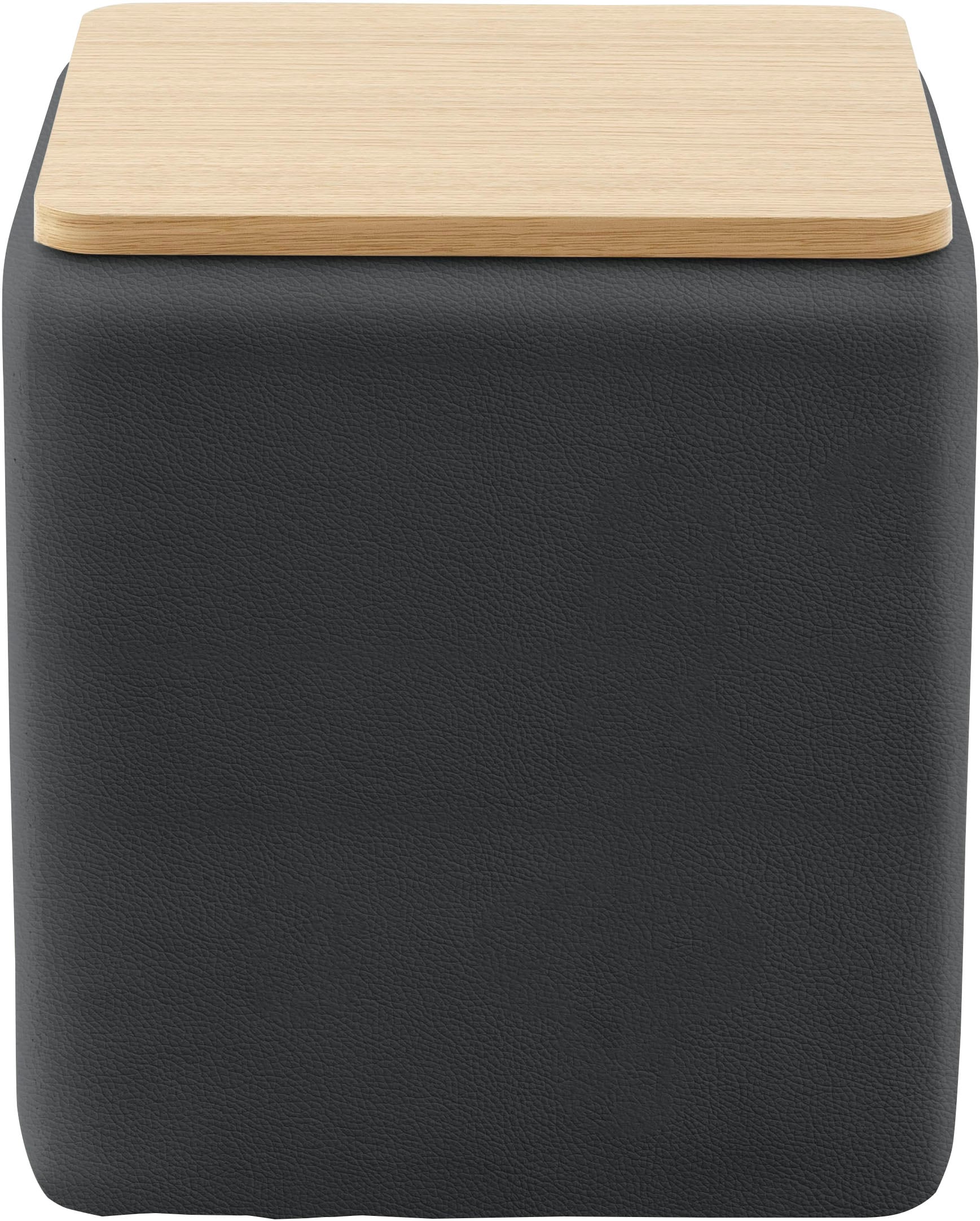 Home affaire Ablagetisch »Kyro, Stauraum mit Tischplatte Eiche, Breite 40 cm« Stylisch, handlich und praktisch für dein Schlafzimmer