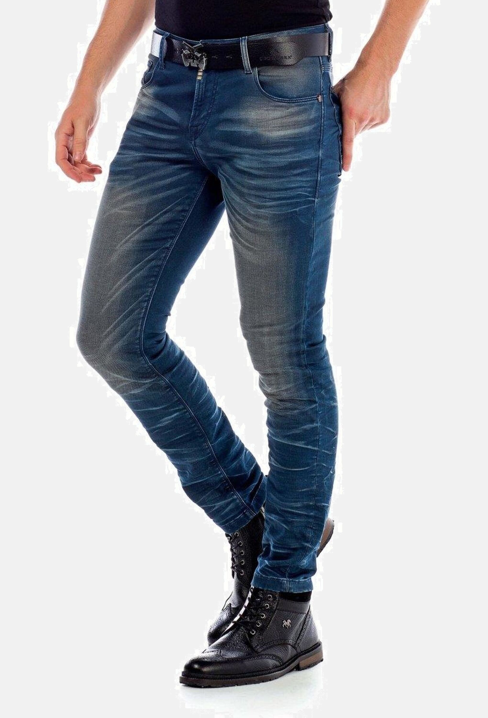 Cipo & Baxx 5-Pocket-Jeans »Cipo & Baxx Jeans« mit schöner Waschung, CD492