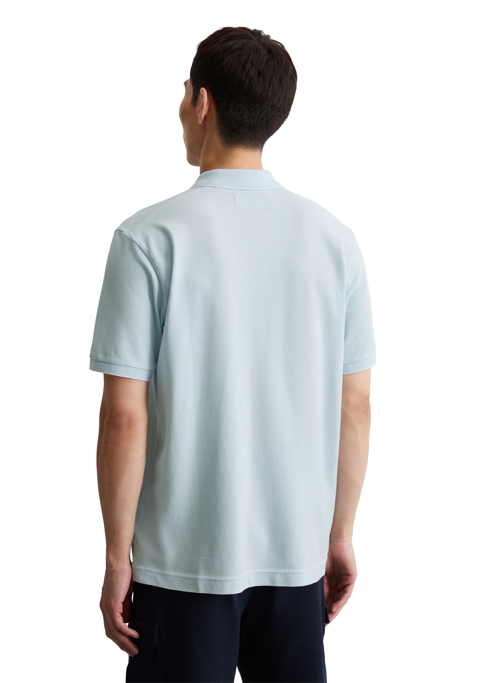 Marc O'Polo Poloshirt, aus Piqué, regular fit, kontrastfarbene Details