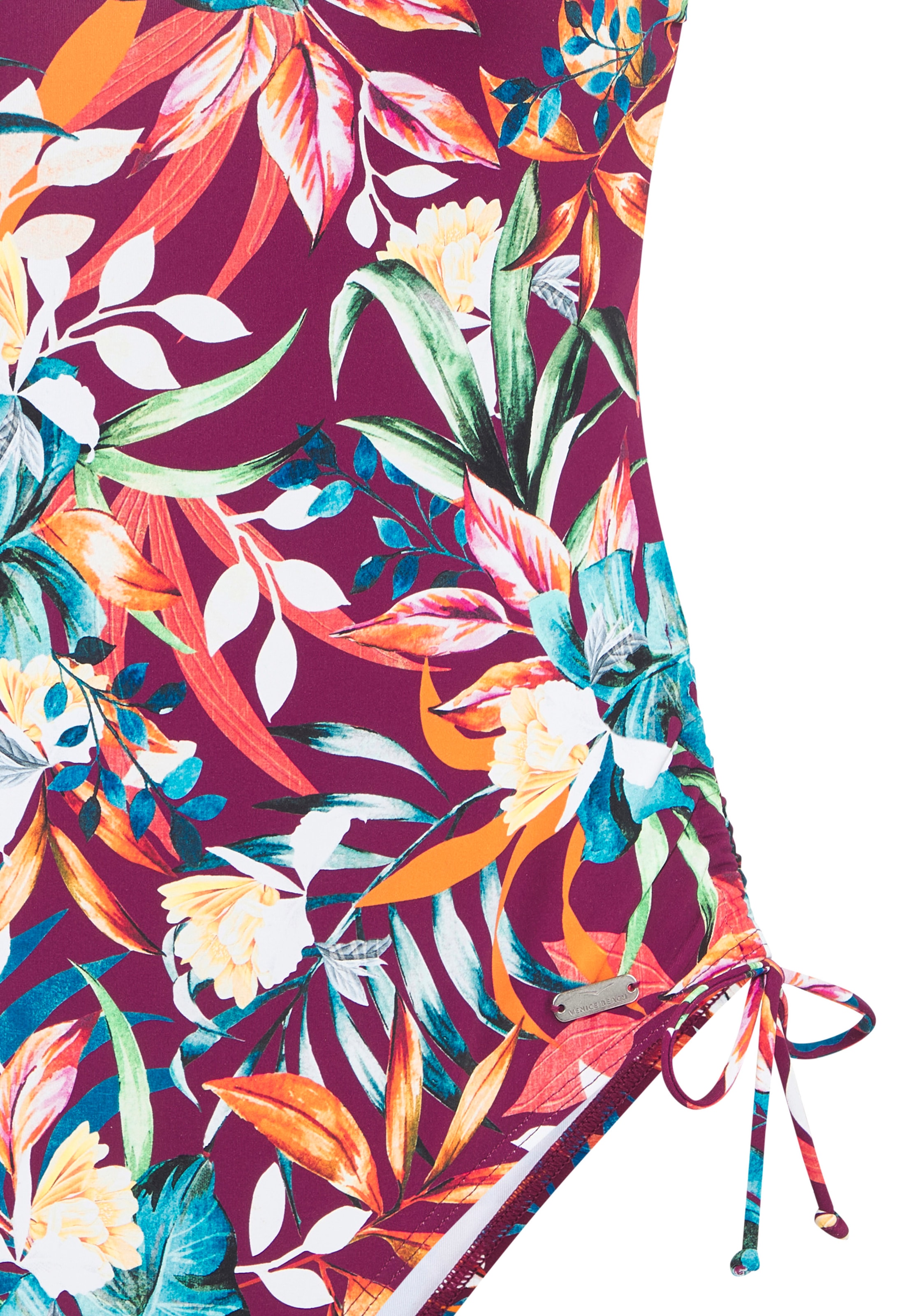 Venice Beach Badeanzug »Cadu« mit schmeichelnden Raffungen seitlich